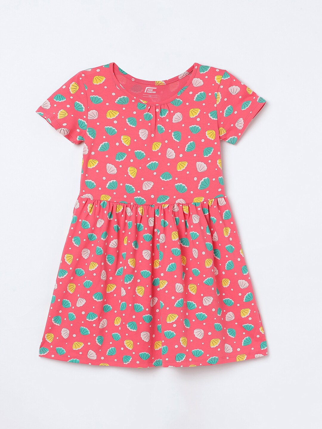 Fame Forever by Lifestyle Conversational Printed Pure Cotton Fit & Flare Dress, Coral
Fame Forever by Lifestyle Conversational Printed Pure Cotton Fit & Flare Dress, Coral