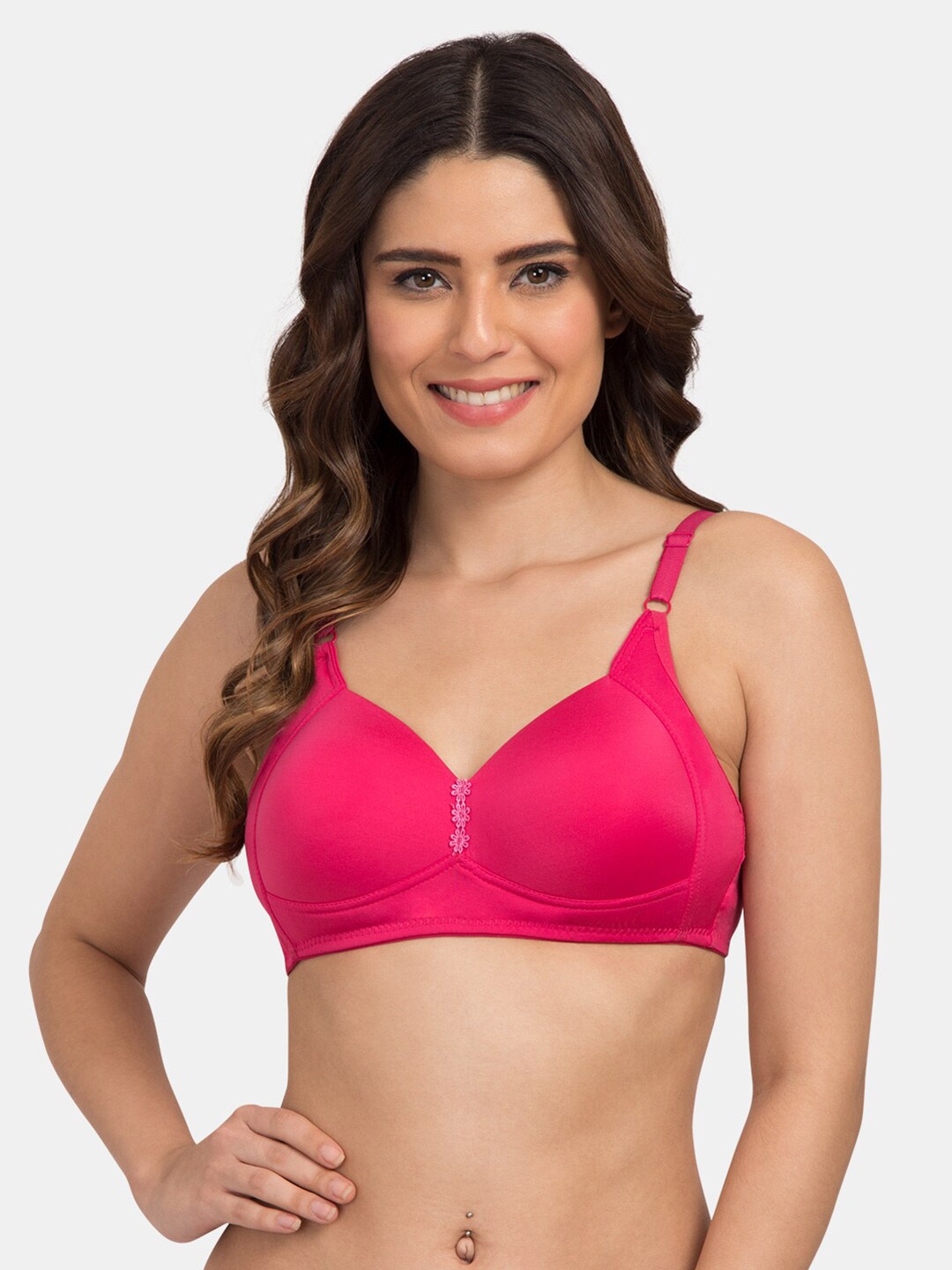 Tweens Full Coverage Lightly Padded All Day Comfort Seamless Cotton Minimizer Bra, Pink
Tweens Full Coverage Lightly Padded All Day Comfort Seamless Cotton Minimizer Bra, Pink