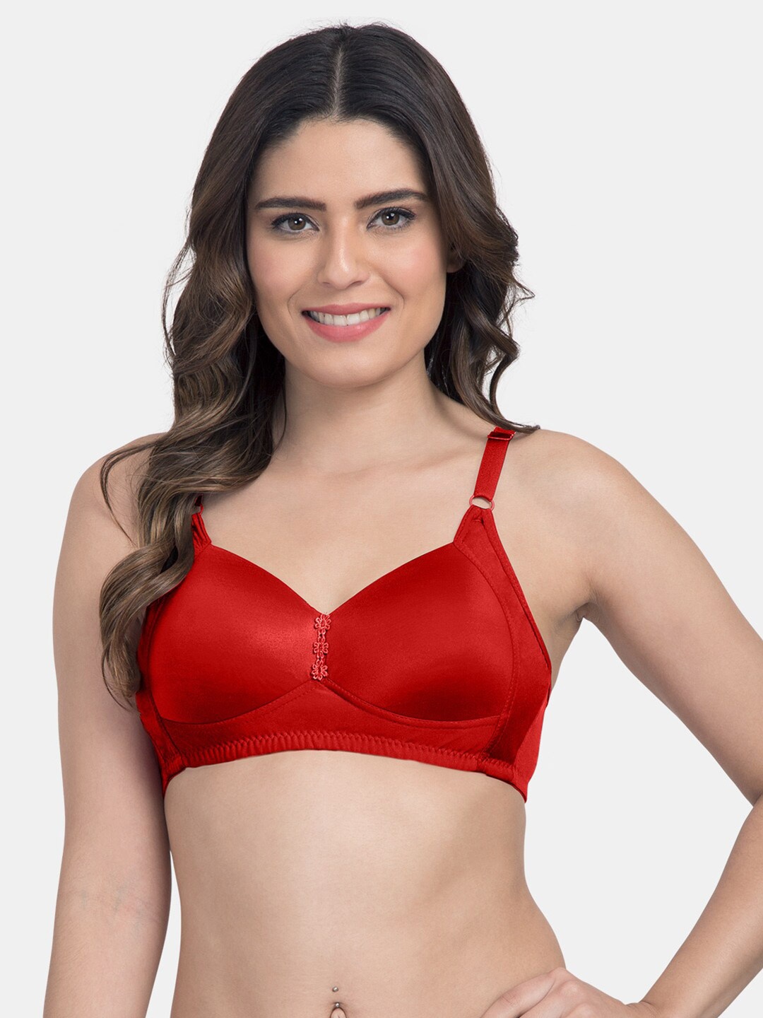 Tweens Full Coverage Lightly Padded Cotton All Day Comfort Non-Wired Minimizer Bra, Red
Tweens Full Coverage Lightly Padded Cotton All Day Comfort Non-Wired Minimizer Bra, Red
