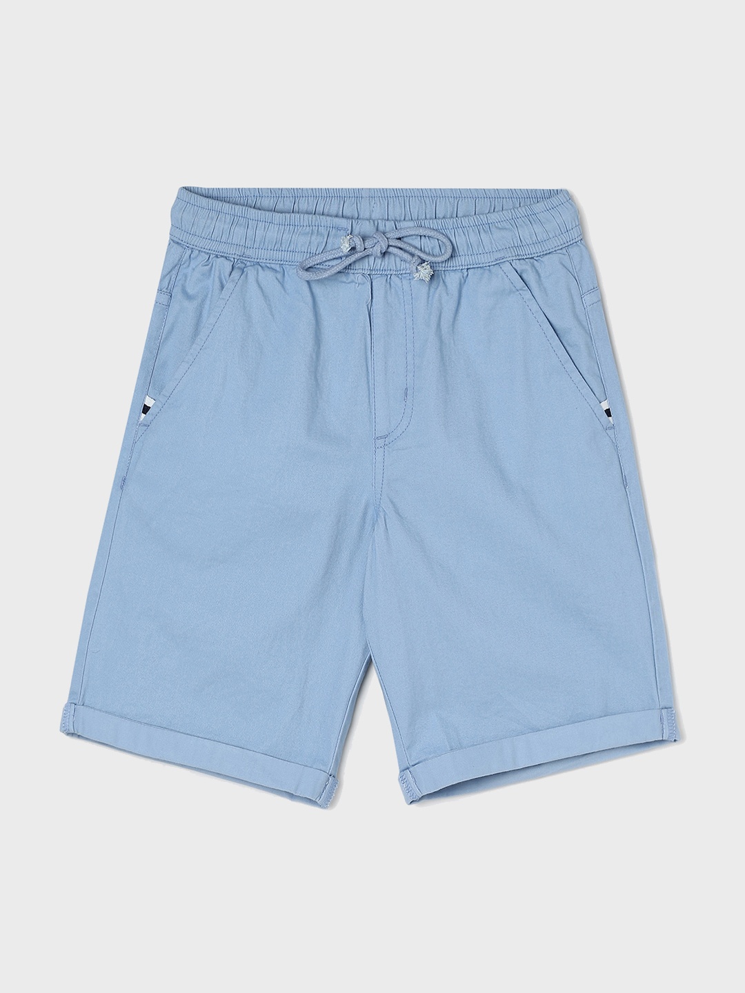 Fame Forever by Lifestyle Boys Regular Fit Cotton Chino Shorts, Blue