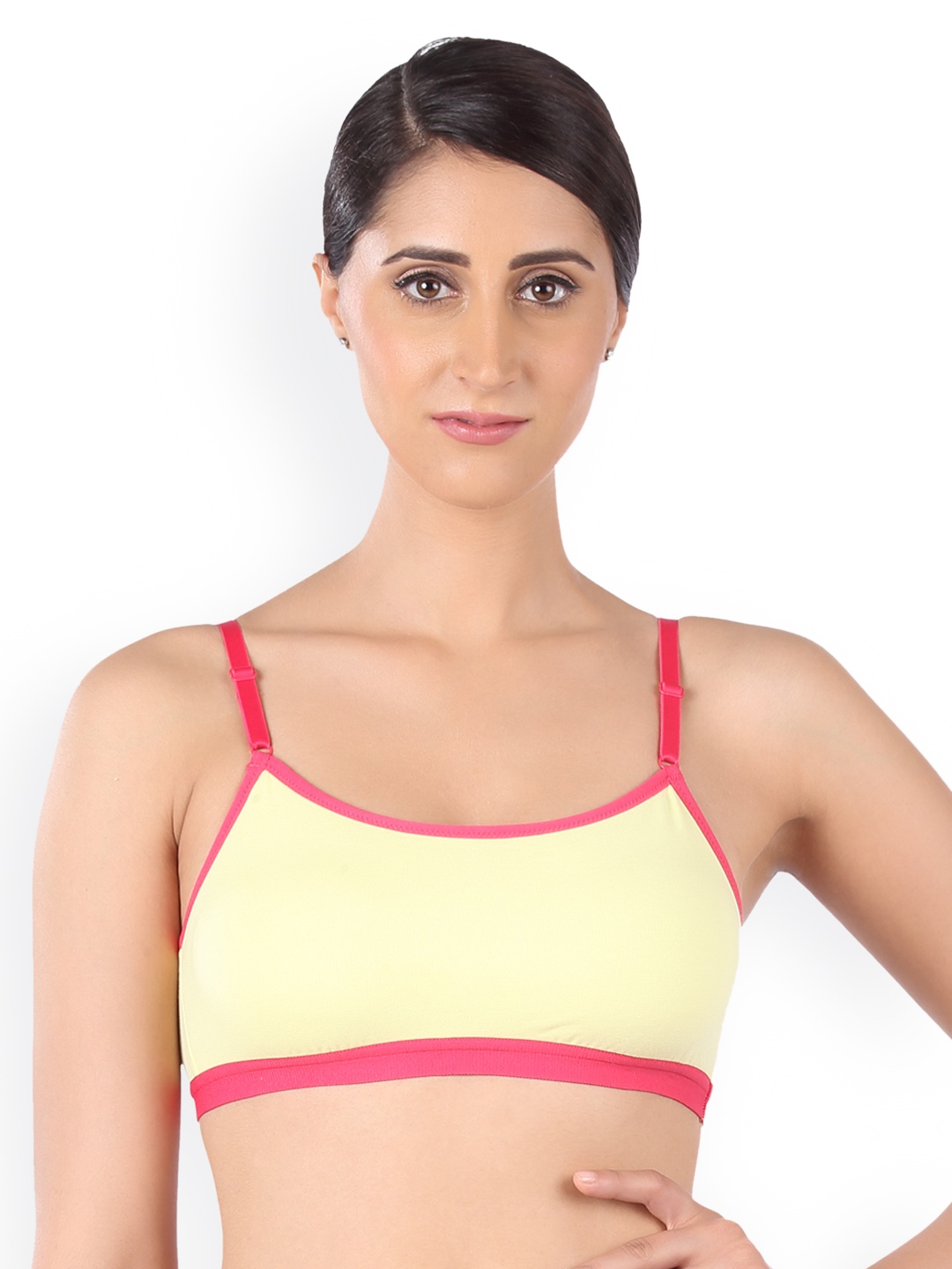 Triumph Beginner Bra 66 Everyday Wireless Non Padded Full Coverage Support Cotton Bra, Yellow
Triumph Beginner Bra 66 Everyday Wireless Non Padded Full Coverage Support Cotton Bra, Yellow
