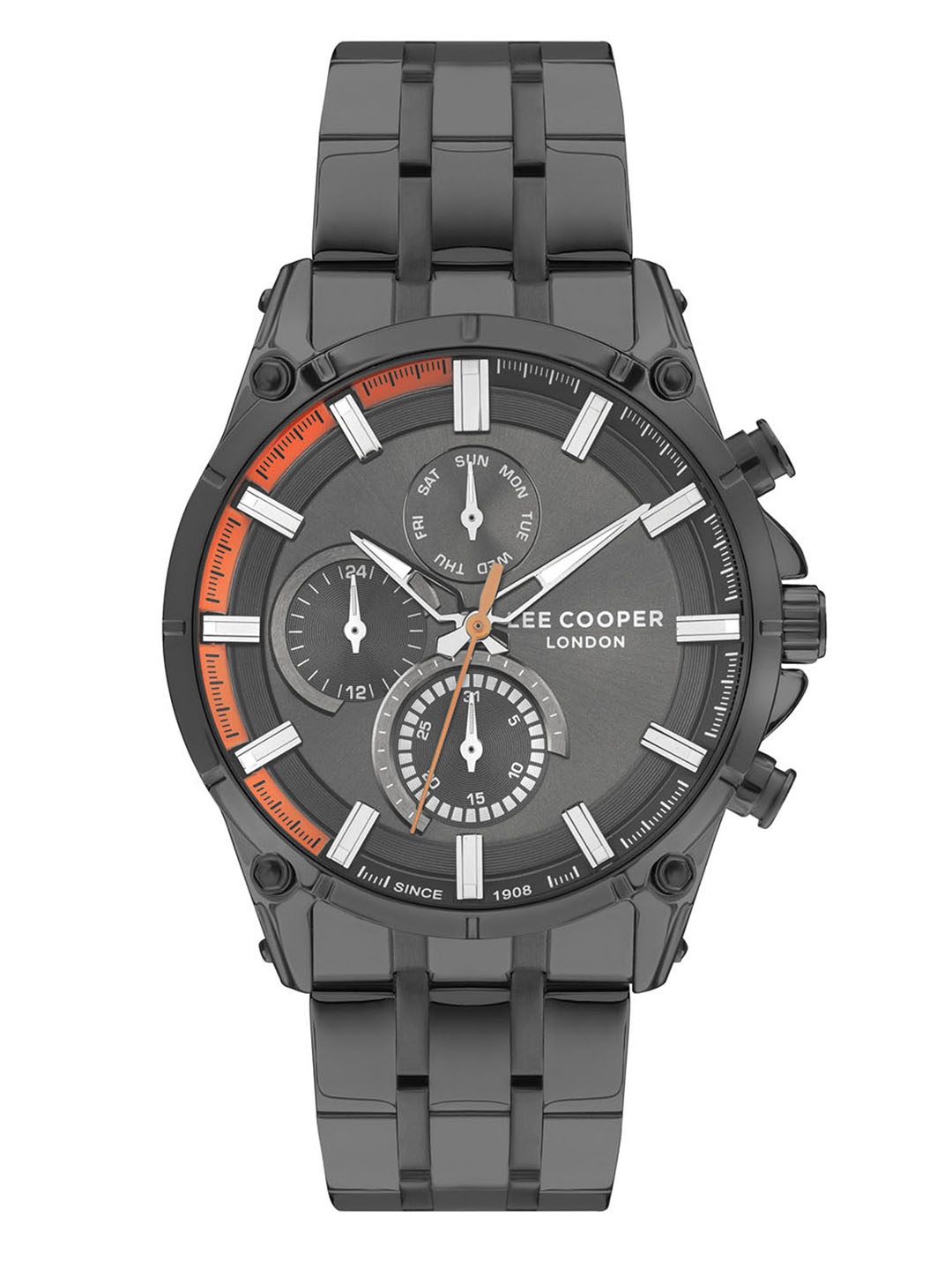 Lee Cooper Men Brass Stainless Steel Bracelet Style Straps Digital Watch LC07532.070, Green
Lee Cooper Men Brass Stainless Steel Bracelet Style Straps Digital Watch LC07532.070, Green
