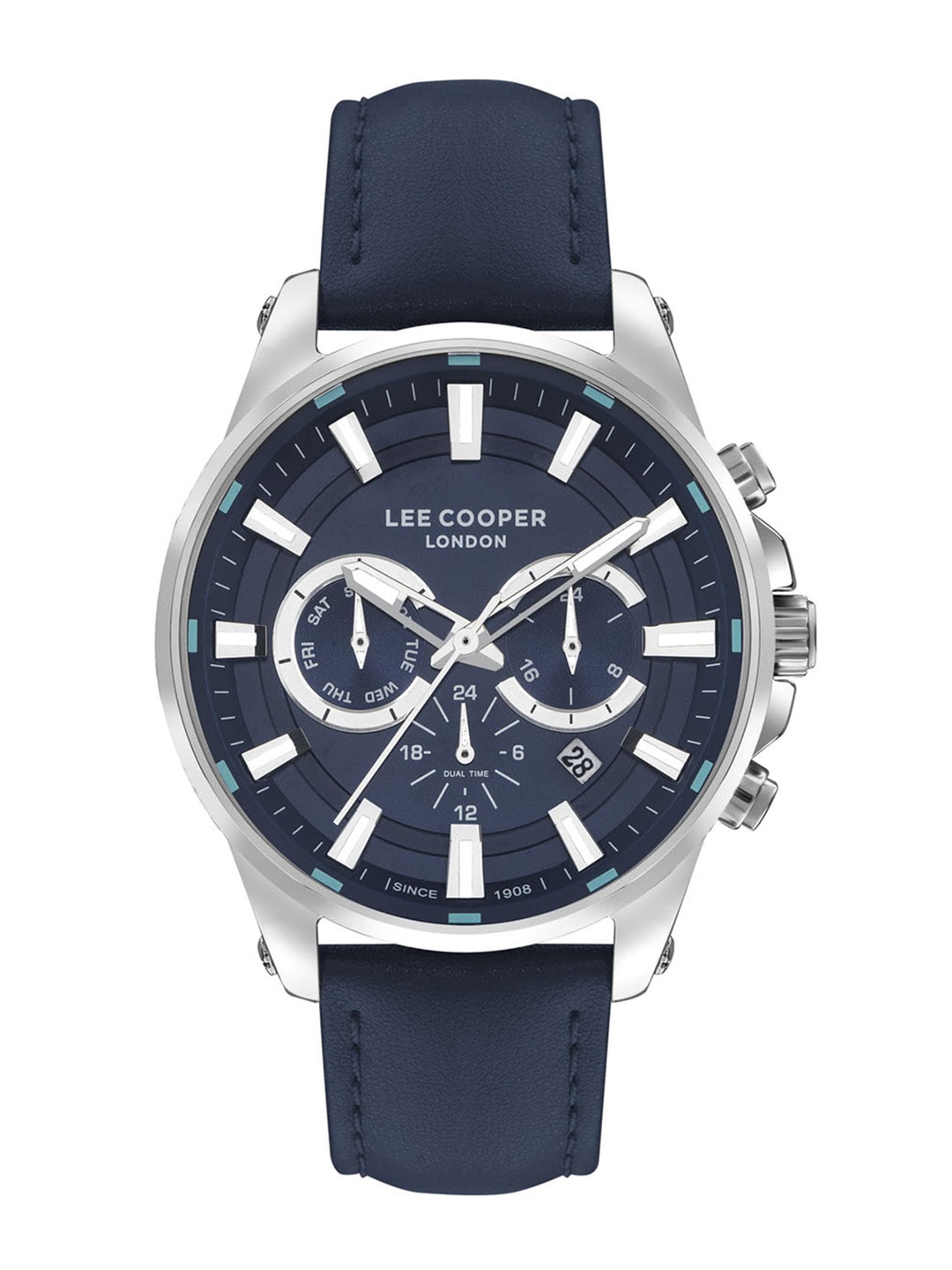 Lee Cooper Men Brass Embellished Leather Wrap Around Straps Digital Watch LC07525.399, Black
Lee Cooper Men Brass Embellished Leather Wrap Around Straps Digital Watch LC07525.399, Black