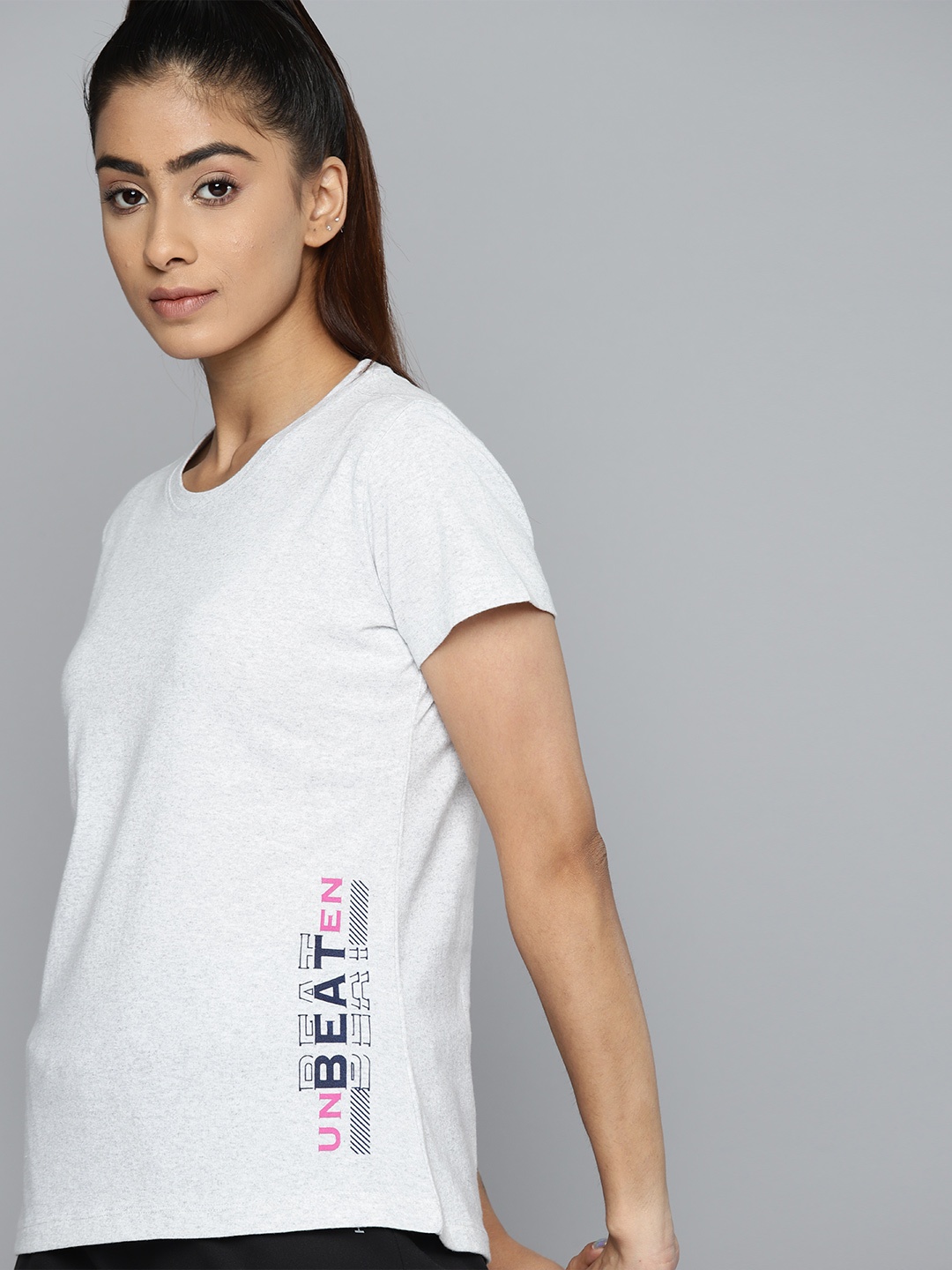 HRX by Hrithik Roshan Typography Printed Bio-Wash Training Sports T-shirt, Grey melange
HRX by Hrithik Roshan Typography Printed Bio-Wash Training Sports T-shirt, Grey melange