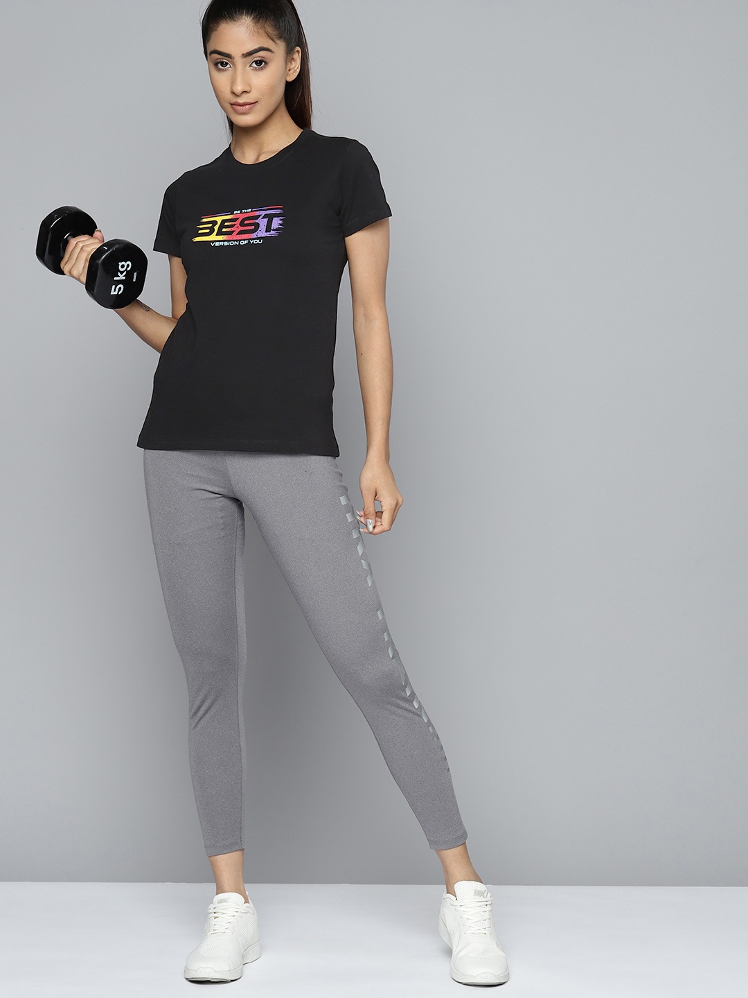 HRX by Hrithik Roshan Typography Printed Bio-Wash Training Sports T-shirt, Black
HRX by Hrithik Roshan Typography Printed Bio-Wash Training Sports T-shirt, Black