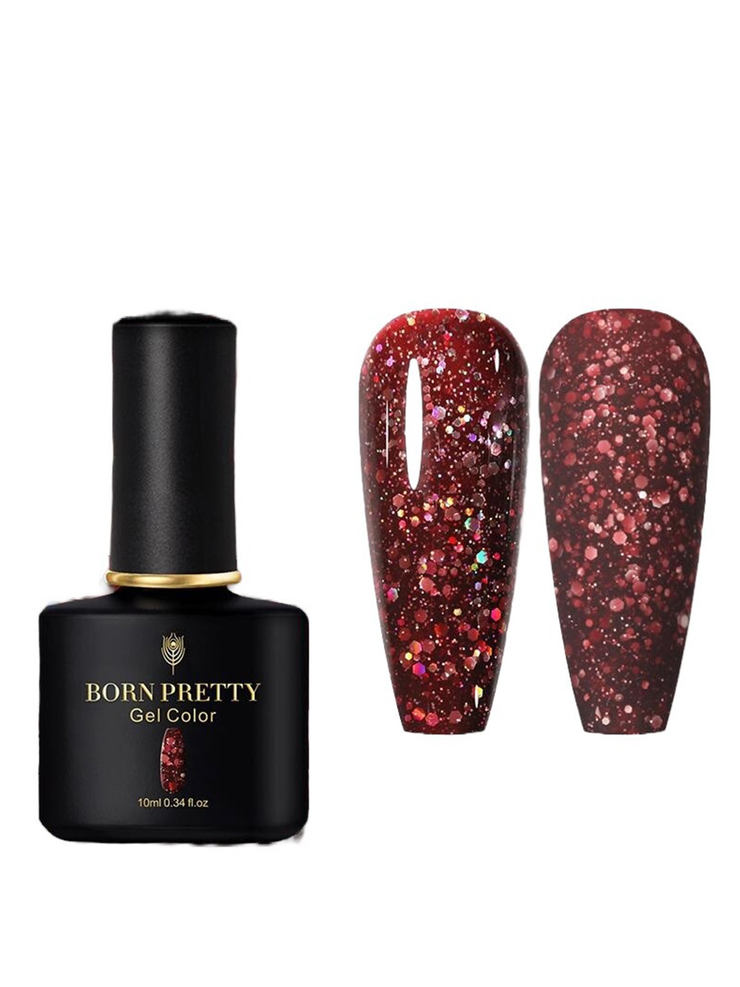 BORN PRETTY Black Spar Series Glossy UV LED Color Gel Nail Polish 10ml- Shade BP136, Maroon
BORN PRETTY Black Spar Series Glossy UV LED Color Gel Nail Polish 10ml- Shade BP136, Maroon