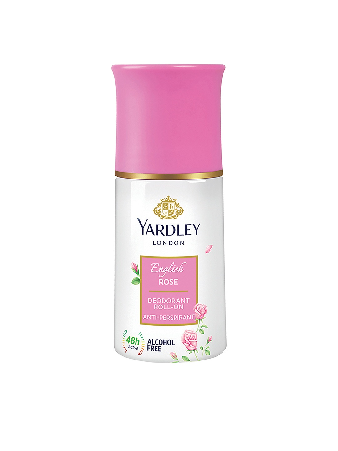 YARDLEY LONDON Women English Rose Anti-Perspirant & Alcohol-Free Roll-On Deodorant - 50 ml, Pink
YARDLEY LONDON Women English Rose Anti-Perspirant & Alcohol-Free Roll-On Deodorant - 50 ml, Pink