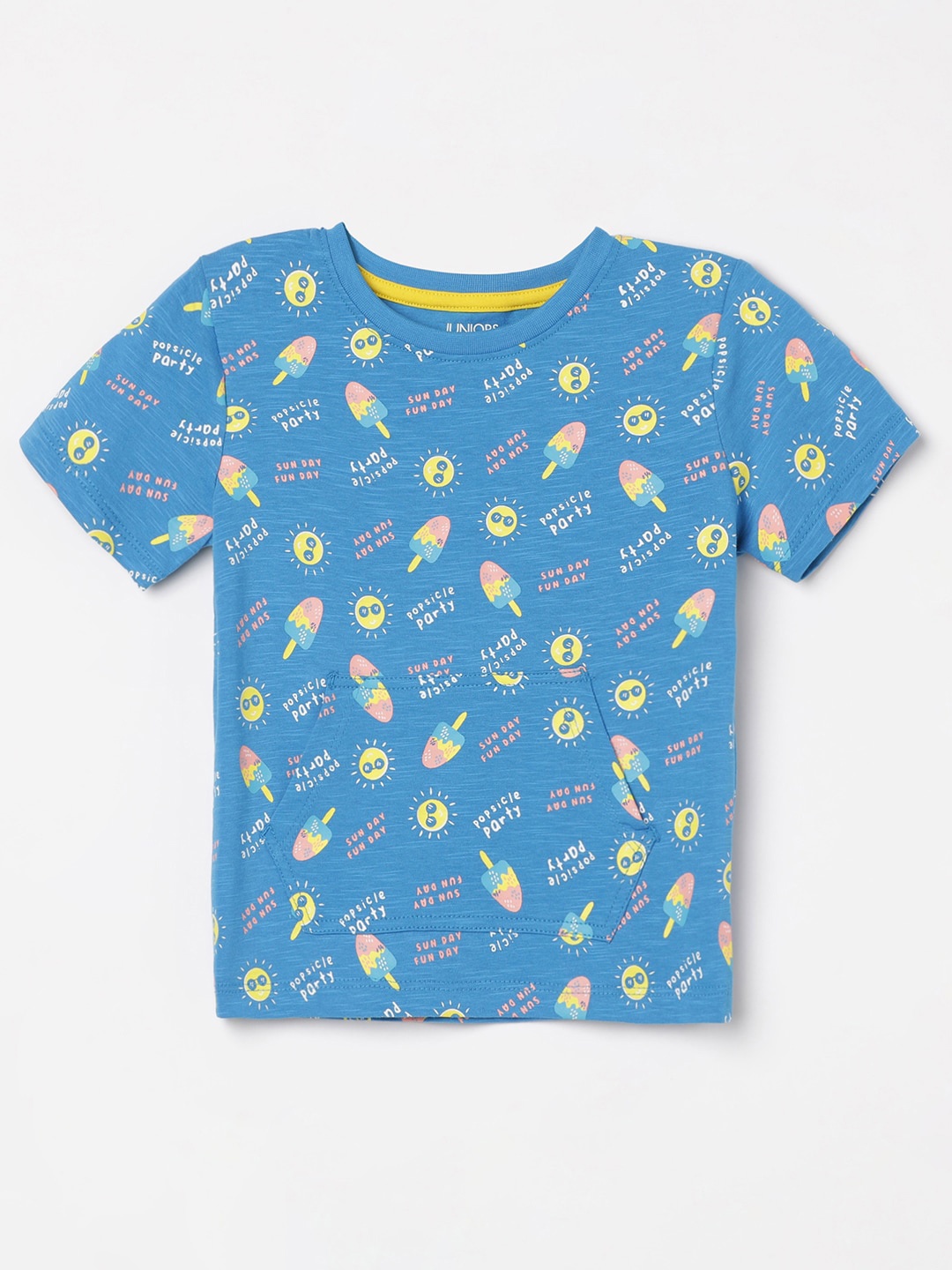 Juniors by Lifestyle Boys Regular Fit Conversational Printed Pure Cotton T-shirt, Blue
Juniors by Lifestyle Boys Regular Fit Conversational Printed Pure Cotton T-shirt, Blue