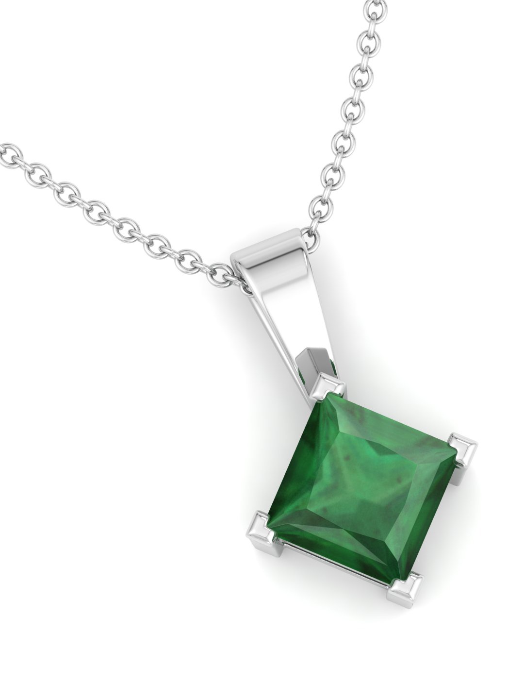 Inddus Jewels 925 Sterling Silver Rhodium-Plated Diamond Shaped CZ-Studded Pendant With Chain
Inddus Jewels 925 Sterling Silver Rhodium-Plated Diamond Shaped CZ-Studded Pendant With Chain