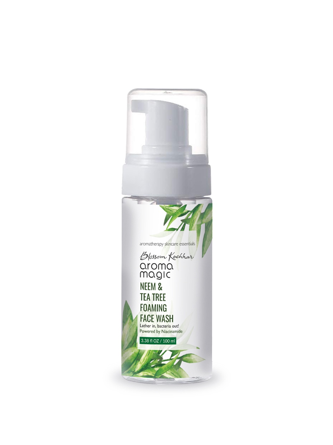 Aroma Magic Blossom Kochhar Neem & Tea Tree Foaming Face Wash with Niacinamide - 100 ml, Green
Aroma Magic Blossom Kochhar Neem & Tea Tree Foaming Face Wash with Niacinamide - 100 ml, Green
