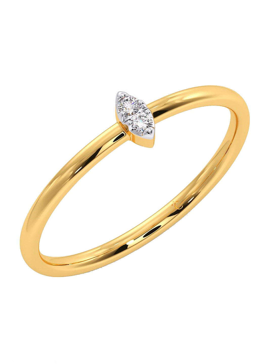 CANDERE A KALYAN JEWELLERS COMPANY 18KT BIS Hallmark Gold & Diamond Finger Ring-1.28 g
CANDERE A KALYAN JEWELLERS COMPANY 18KT BIS Hallmark Gold & Diamond Finger Ring-1.28 g