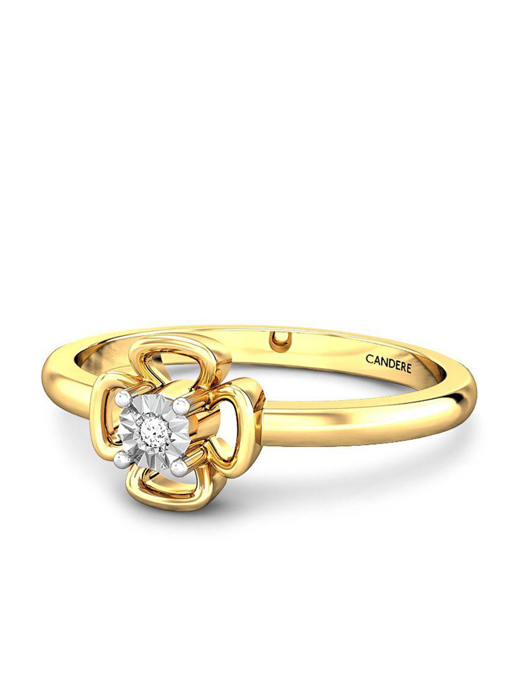 CANDERE A KALYAN JEWELLERS COMPANY 18KT Gold Diamond Finger Ring, Yellow
CANDERE A KALYAN JEWELLERS COMPANY 18KT Gold Diamond Finger Ring, Yellow