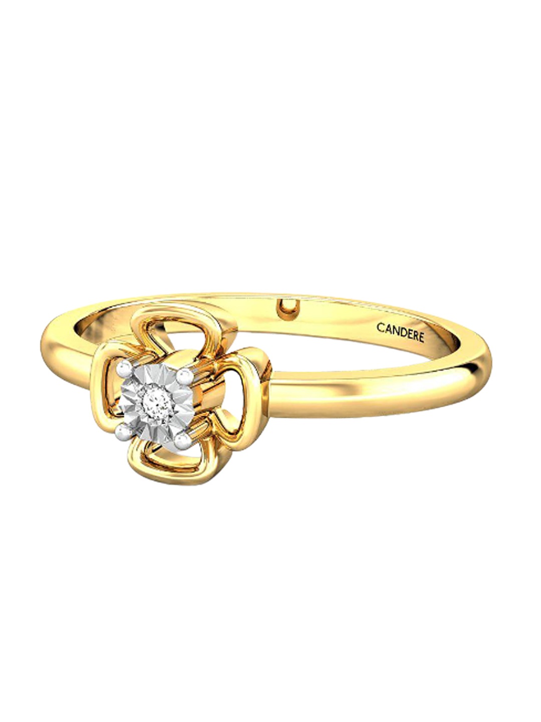 CANDERE A KALYAN JEWELLERS COMPANY 14KT Gold Diamond Finger Ring 2.22 g, Yellow
CANDERE A KALYAN JEWELLERS COMPANY 14KT Gold Diamond Finger Ring 2.22 g, Yellow
