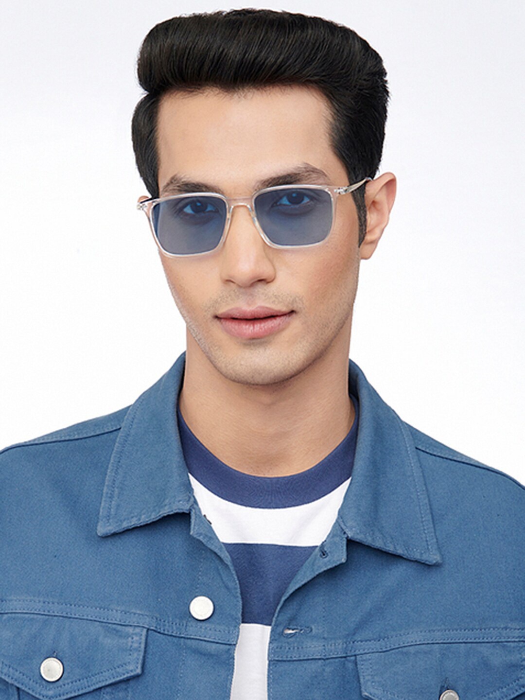 Vincent Chase Full Rim Square Sunglasses with Polarised and UV Protected Lens 207721, Blue
Vincent Chase Full Rim Square Sunglasses with Polarised and UV Protected Lens 207721, Blue