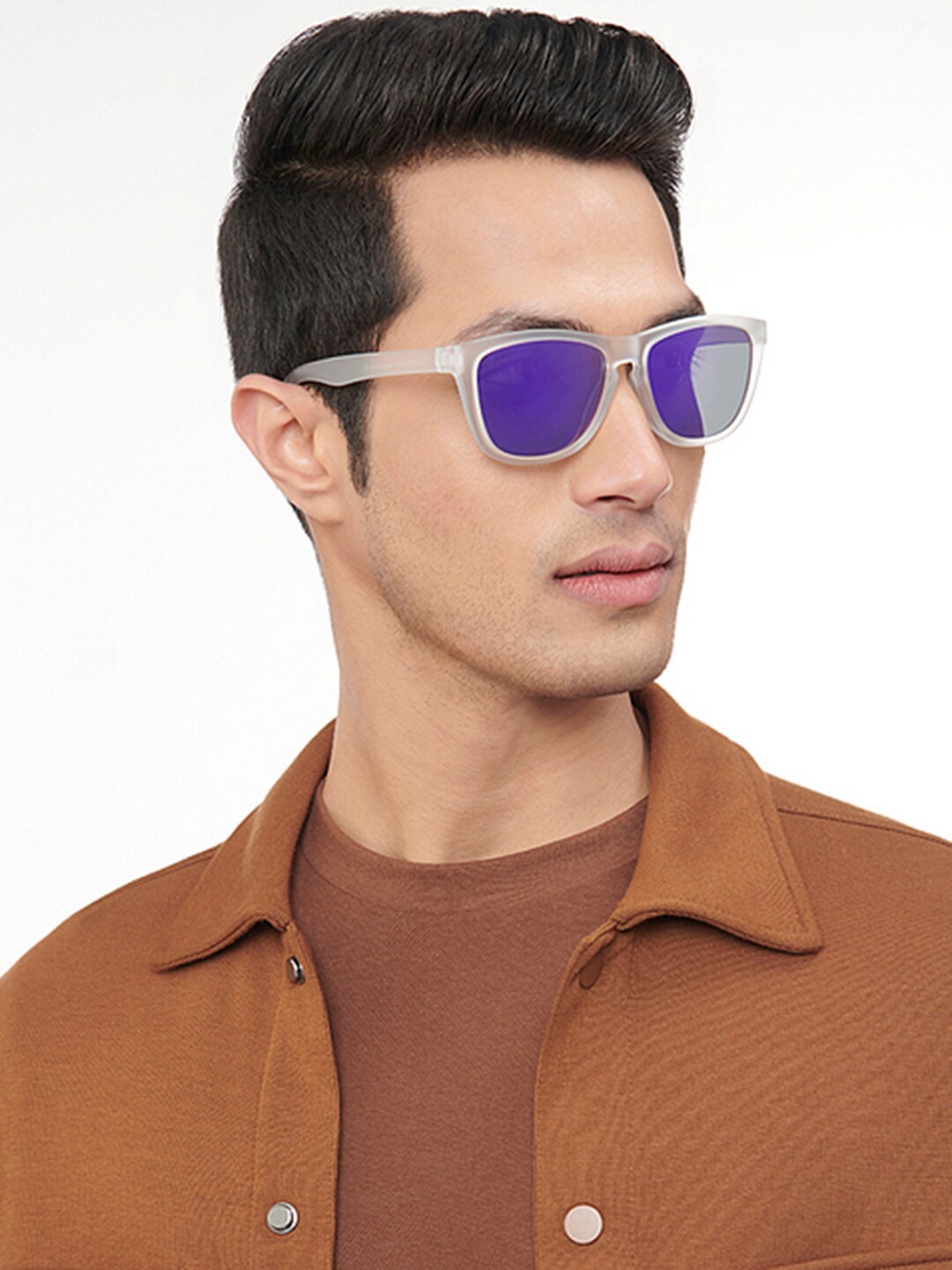 Vincent Chase by Lenskart Lens & Wayfarer Sunglasses With Polarised & UV Protected Lens, Purple
Vincent Chase by Lenskart Lens & Wayfarer Sunglasses With Polarised & UV Protected Lens, Purple
