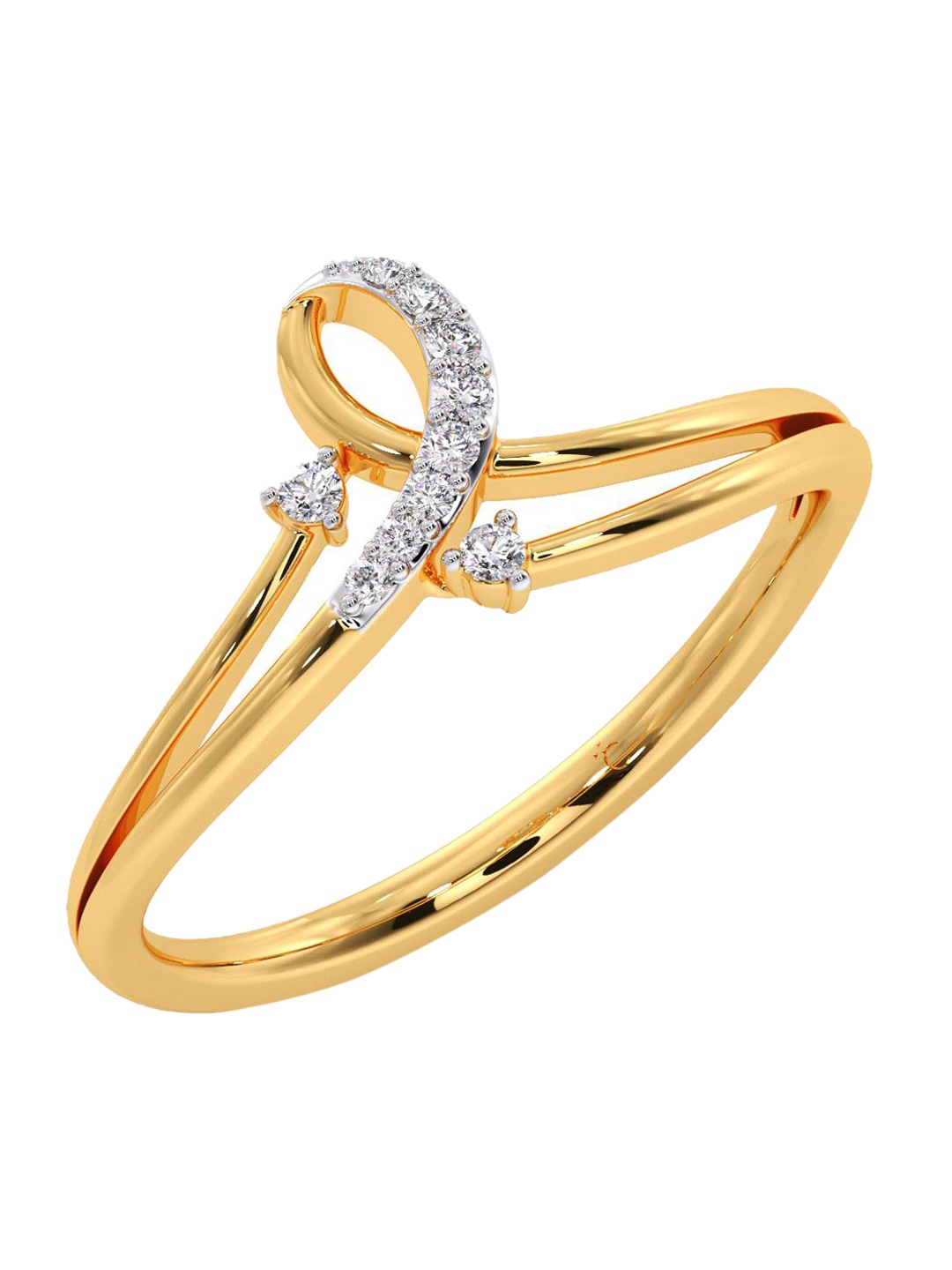 CANDERE A KALYAN JEWELLERS COMPANY 14KT Gold Diamond Finger Ring- 1.53 gm, Yellow
CANDERE A KALYAN JEWELLERS COMPANY 14KT Gold Diamond Finger Ring- 1.53 gm, Yellow