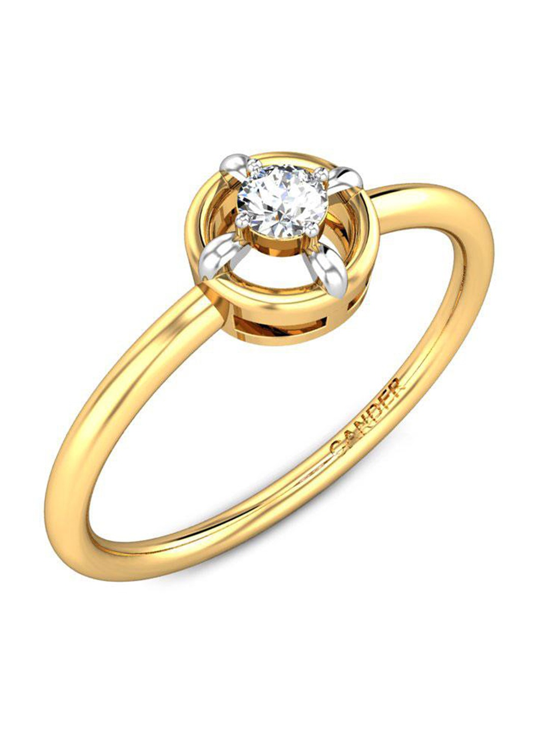 CANDERE A KALYAN JEWELLERS COMPANY BIS Hallmark 14KT Gold Diamond Finger Ring - 1.21 g, Yellow
CANDERE A KALYAN JEWELLERS COMPANY BIS Hallmark 14KT Gold Diamond Finger Ring - 1.21 g, Yellow