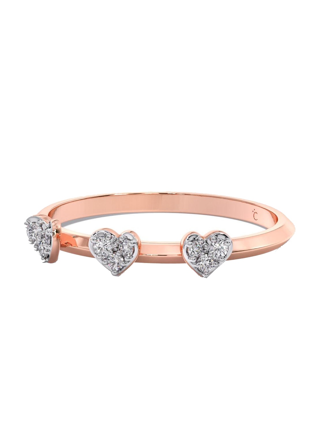 CANDERE A KALYAN JEWELLERS COMPANYBIS Hallmark 14KT Rose Gold Diamond Finger Ring-1.26 g
CANDERE A KALYAN JEWELLERS COMPANYBIS Hallmark 14KT Rose Gold Diamond Finger Ring-1.26 g