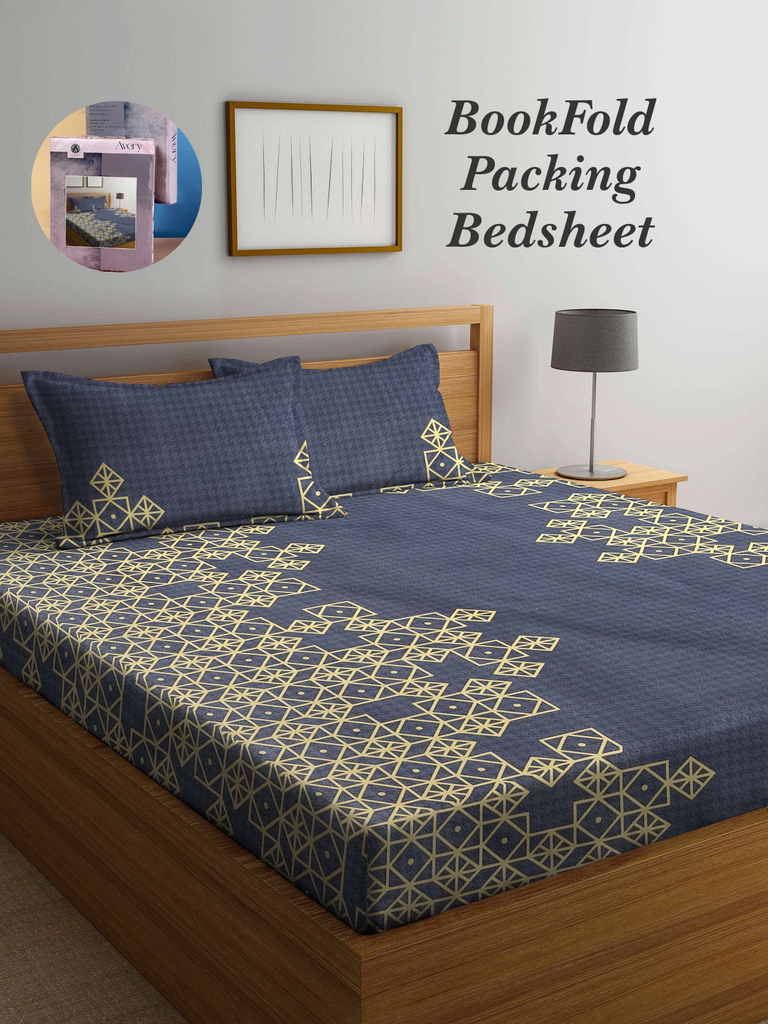 Arrabi Bookfold Grey & Yellow Geometric Printed 300 TC King Bedsheet & Pillow Covers
Arrabi Bookfold Grey & Yellow Geometric Printed 300 TC King Bedsheet & Pillow Covers