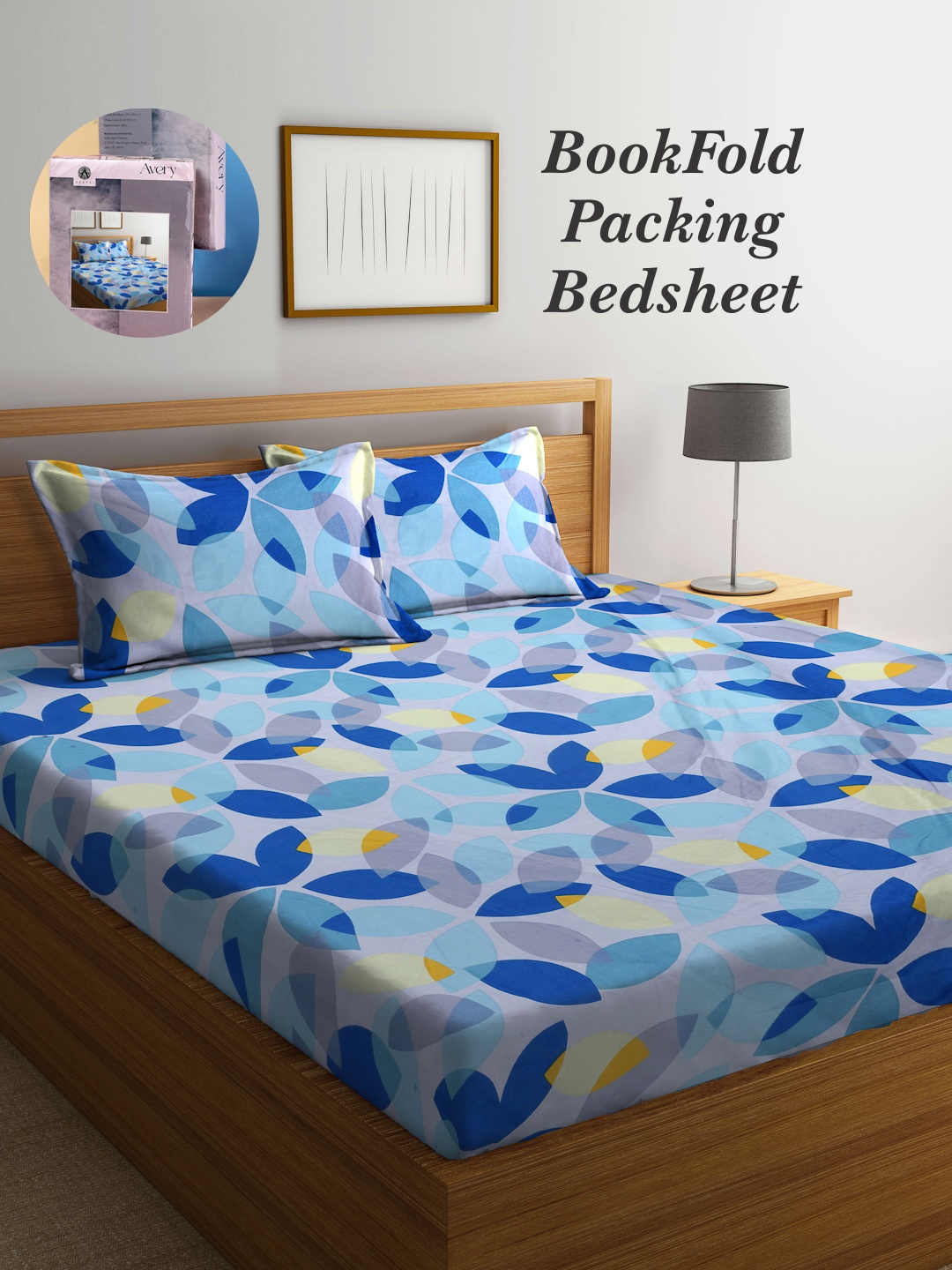 Arrabi Bookfold Grey & Blue Floral Printed 300 TC King Bedsheet & Pillow Covers
Arrabi Bookfold Grey & Blue Floral Printed 300 TC King Bedsheet & Pillow Covers