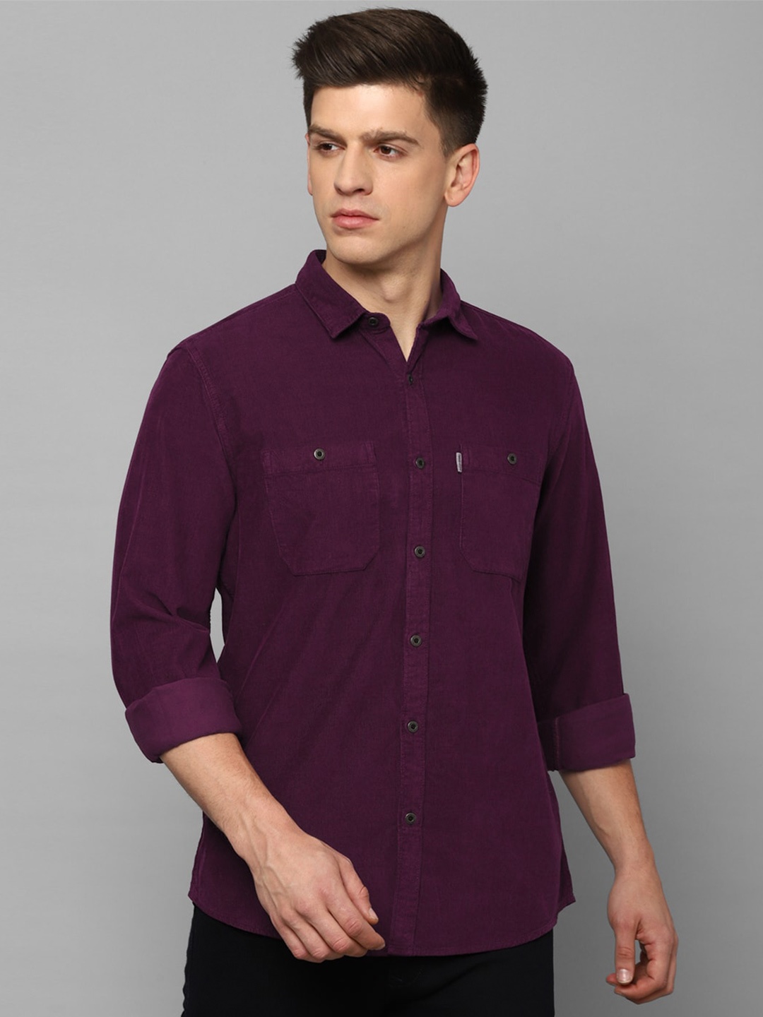 Louis Philippe Jeans Men Spread Collar Long Sleeves Pure Cotton Slim Fit Casual Shirt, Purple
Louis Philippe Jeans Men Spread Collar Long Sleeves Pure Cotton Slim Fit Casual Shirt, Purple
