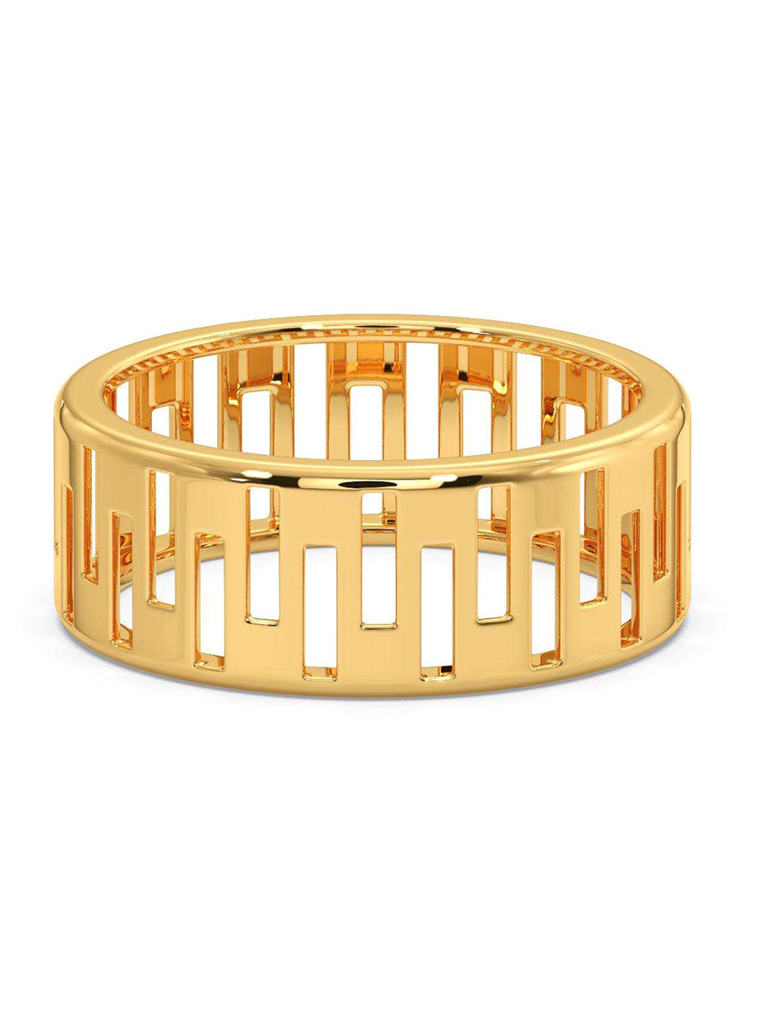 CANDERE A KALYAN JEWELLERS COMPANY Men 14KT BIS Hallmark Yellow Gold Ring - 2.78gm 
CANDERE A KALYAN JEWELLERS COMPANY Men 14KT BIS Hallmark Yellow Gold Ring - 2.78gm