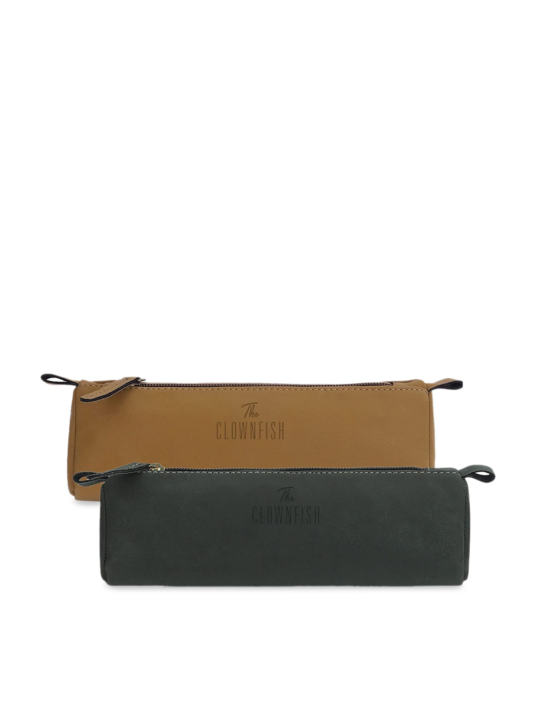THE CLOWNFISH Set of Coffee & Mehendi Blue Faux Leather Travel Pouch Toiletry Kits, Coffee brown
THE CLOWNFISH Set of Coffee & Mehendi Blue Faux Leather Travel Pouch Toiletry Kits, Coffee brown