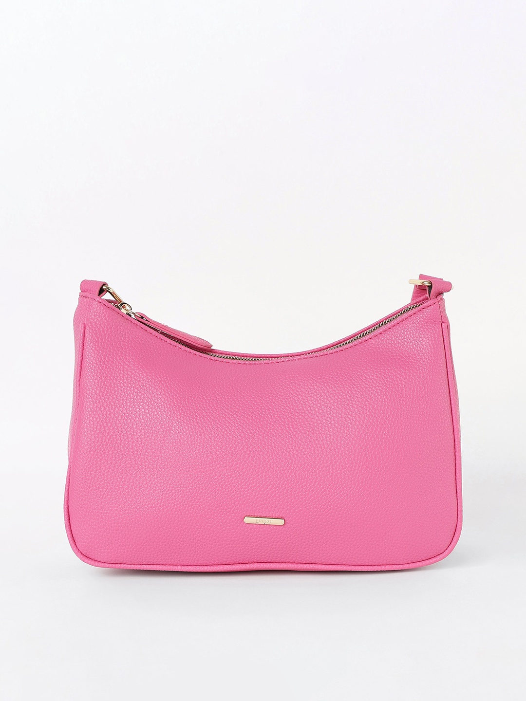 Ginger by Lifestyle Textured Structured Shoulder Bag, Pink
