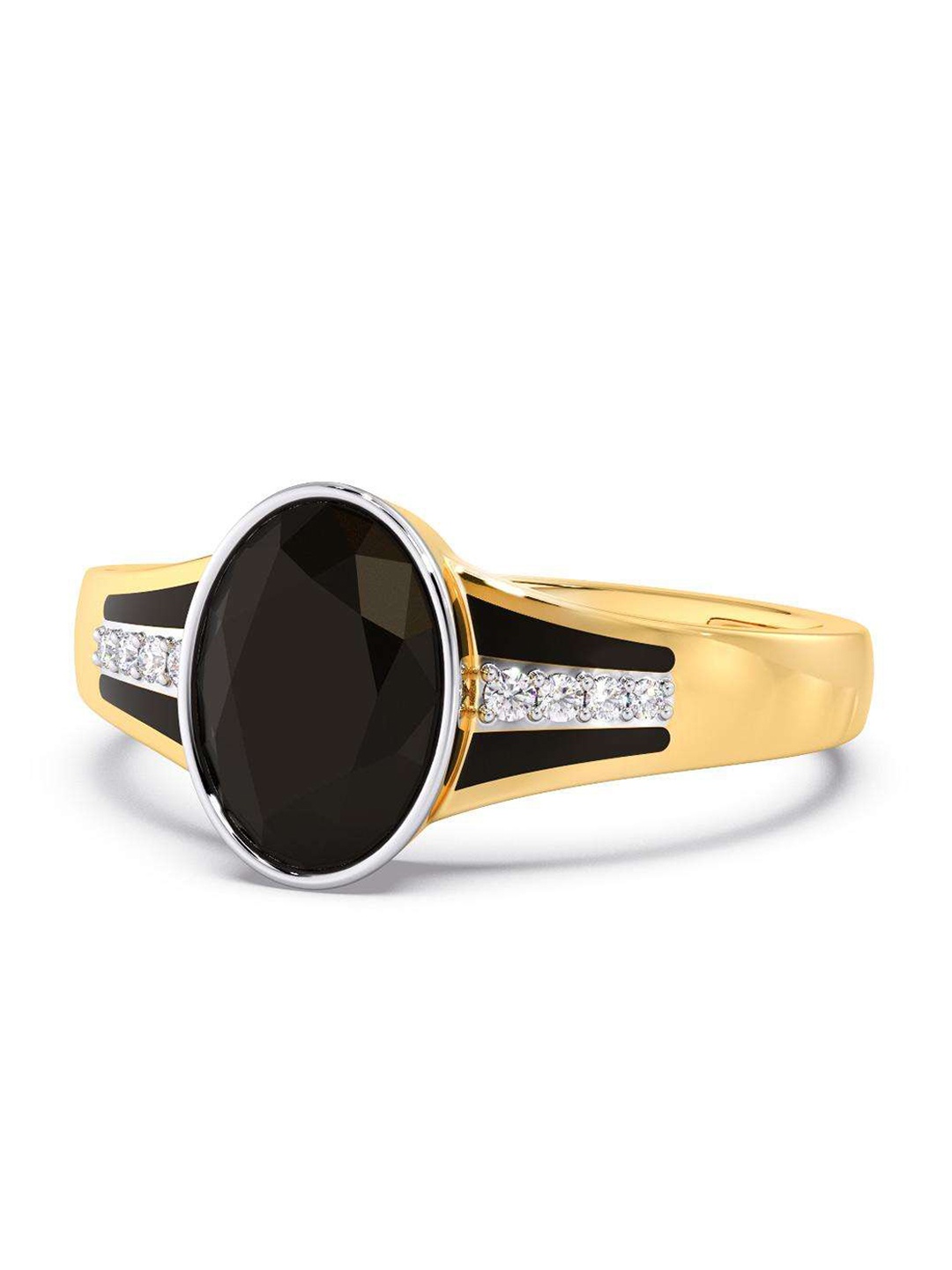 CANDERE A KALYAN JEWELLERS COMPANY Men 14KT Gold Diamond Finger Ring-4.07 gm, Yellow
CANDERE A KALYAN JEWELLERS COMPANY Men 14KT Gold Diamond Finger Ring-4.07 gm, Yellow