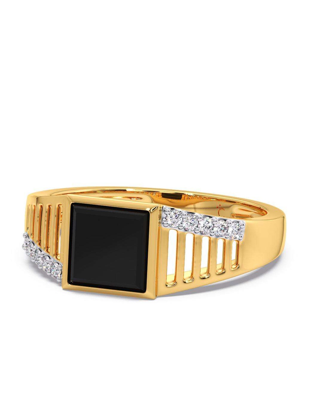 CANDERE A KALYAN JEWELLERS COMPANY Men 18KT Gold Diamond Finger Ring-3.61 g, Yellow
CANDERE A KALYAN JEWELLERS COMPANY Men 18KT Gold Diamond Finger Ring-3.61 g, Yellow