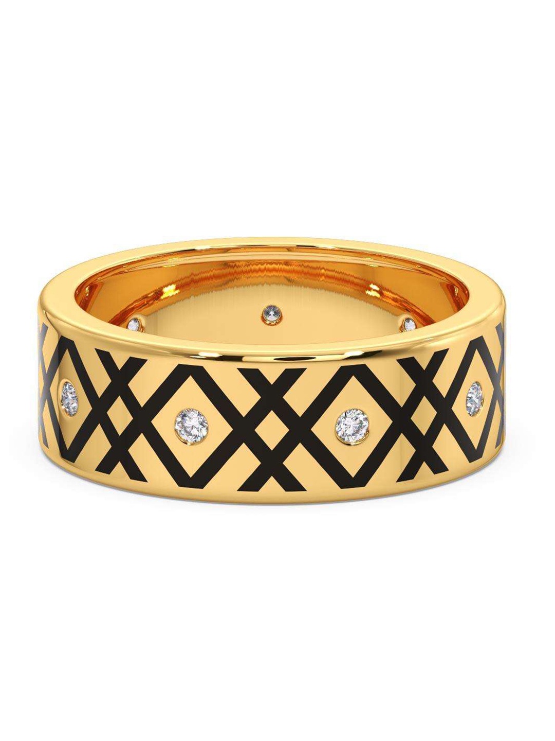 CANDERE A KALYAN JEWELLERS COMPANY Men 14KT Gold Diamond Finger Ring-4.61gm, Yellow
CANDERE A KALYAN JEWELLERS COMPANY Men 14KT Gold Diamond Finger Ring-4.61gm, Yellow