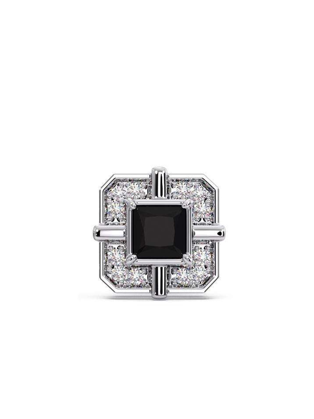 CANDERE A KALYAN JEWELLERS COMPANY Men Diamond-Studded 14KT White Gold Earrings - 1.11 gm, Metallic
CANDERE A KALYAN JEWELLERS COMPANY Men Diamond-Studded 14KT White Gold Earrings - 1.11 gm, Metallic