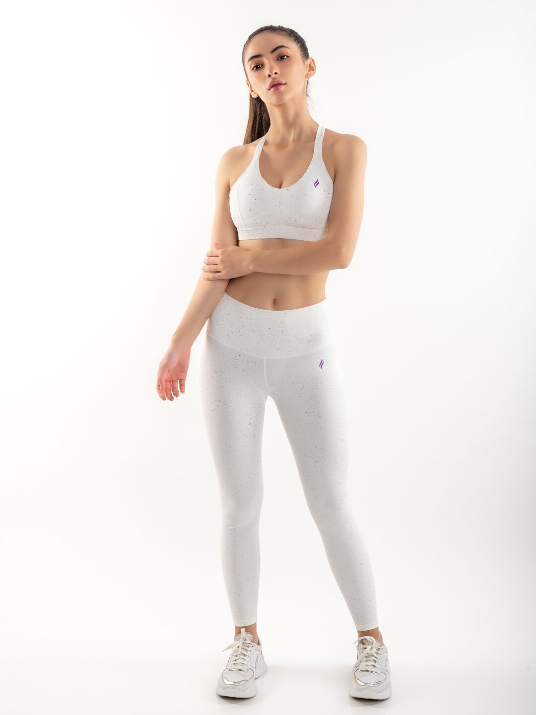 SKNZ Abstract Printed Non Padded Non Wired All Day Comfort Seamless Sports Bra, White
SKNZ Abstract Printed Non Padded Non Wired All Day Comfort Seamless Sports Bra, White