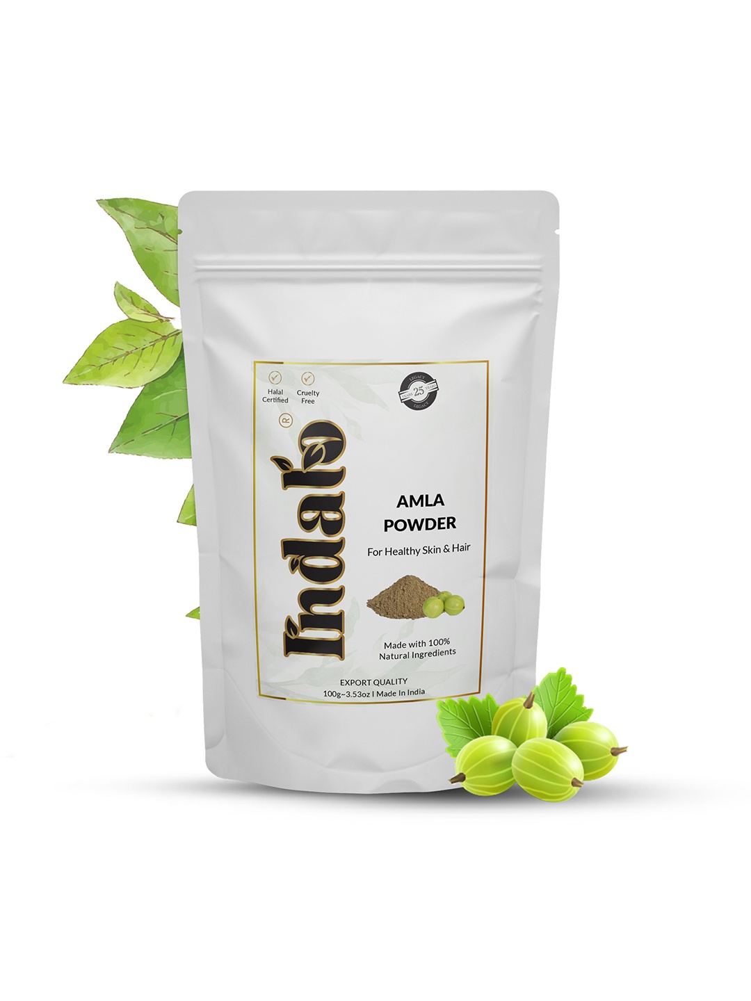 INDALO Natural Amla Powder for Skin & Hair | Suitable for All Skin & Hair Types (100 g), Green
INDALO Natural Amla Powder for Skin & Hair | Suitable for All Skin & Hair Types (100 g), Green