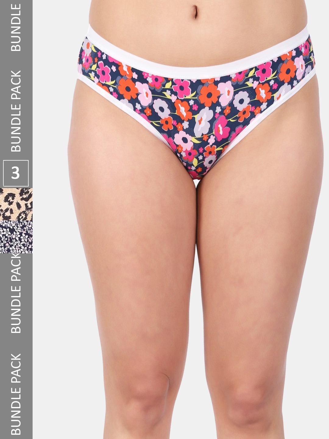 Amour Secret Women Pack Of 3 Mid Rise Printed Anti-Bacterial Bikini Briefs, Blue
Amour Secret Women Pack Of 3 Mid Rise Printed Anti-Bacterial Bikini Briefs, Blue
