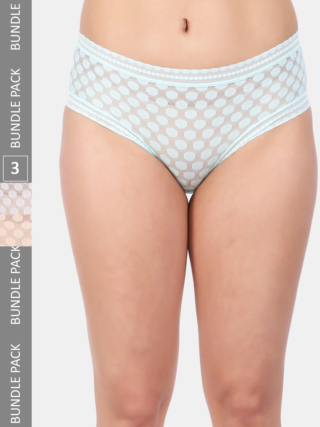 Amour Secret Women Pack Of 3 Self-Design Mid Rise Anti-Bacterial Hipster Briefs, Green
Amour Secret Women Pack Of 3 Self-Design Mid Rise Anti-Bacterial Hipster Briefs, Green