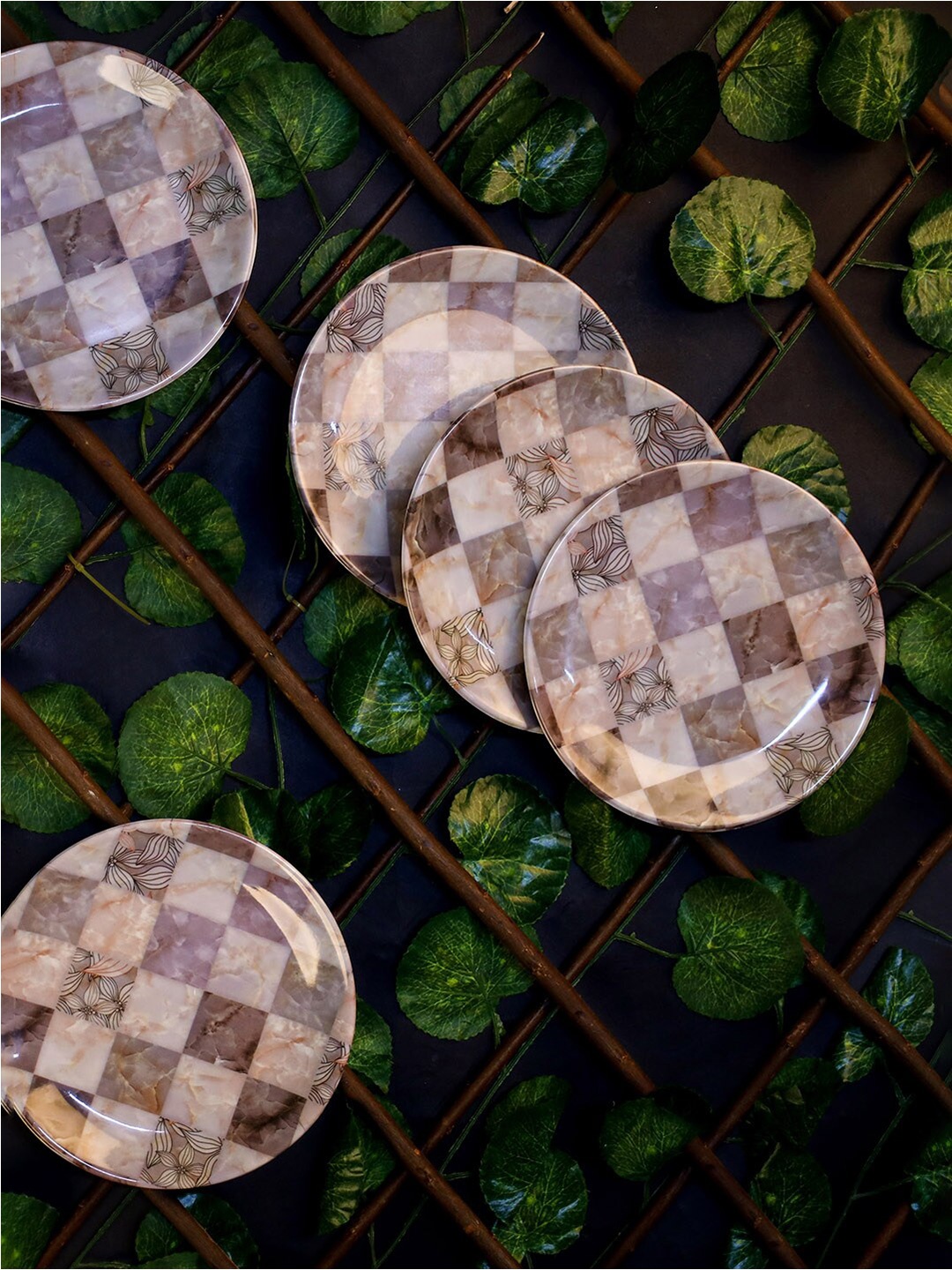 CDI Beige & Brown 6 Pieces Printed Dishwasher & Microwave Safe Melamine Glossy Plates
CDI Beige & Brown 6 Pieces Printed Dishwasher & Microwave Safe Melamine Glossy Plates
