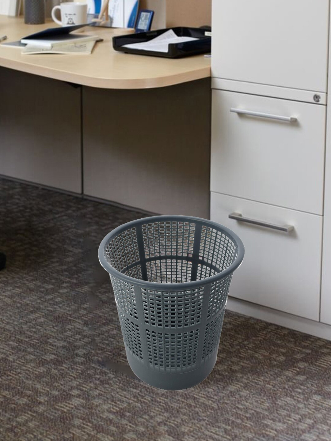 Kuber Industries Grey & Brown 4 Pieces Self-Design Mesh Open Round Trash Can - 5L Each
Kuber Industries Grey & Brown 4 Pieces Self-Design Mesh Open Round Trash Can - 5L Each