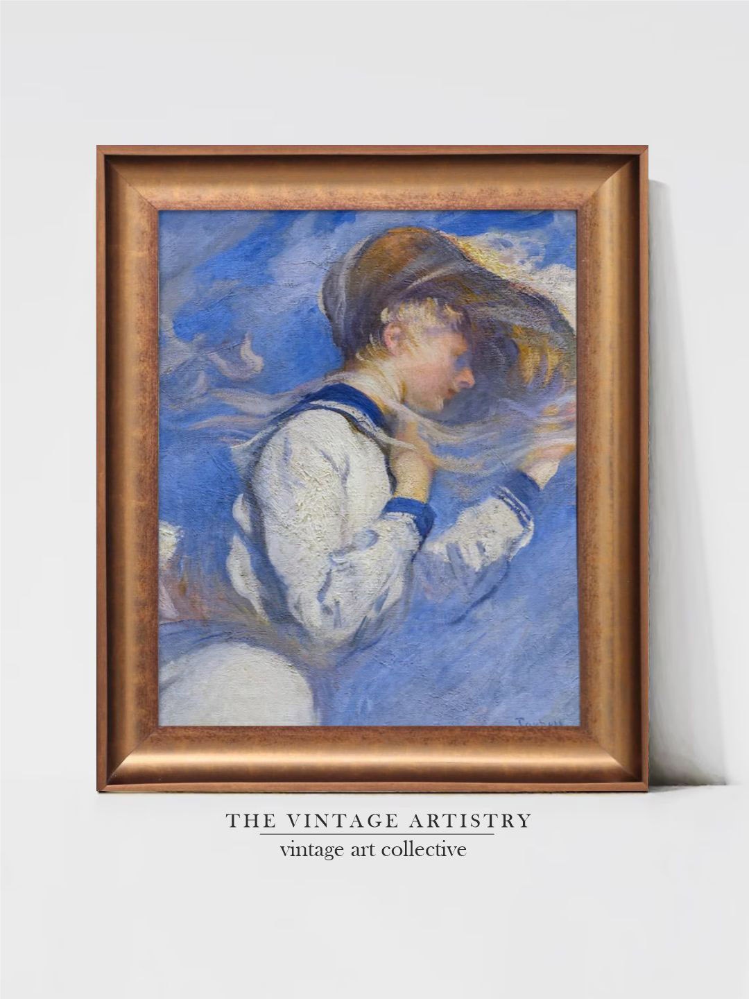 THE VINTAGE ARTISTRY Brown & Blue Vintage Figurative Woman Framed Wall Painting
THE VINTAGE ARTISTRY Brown & Blue Vintage Figurative Woman Framed Wall Painting