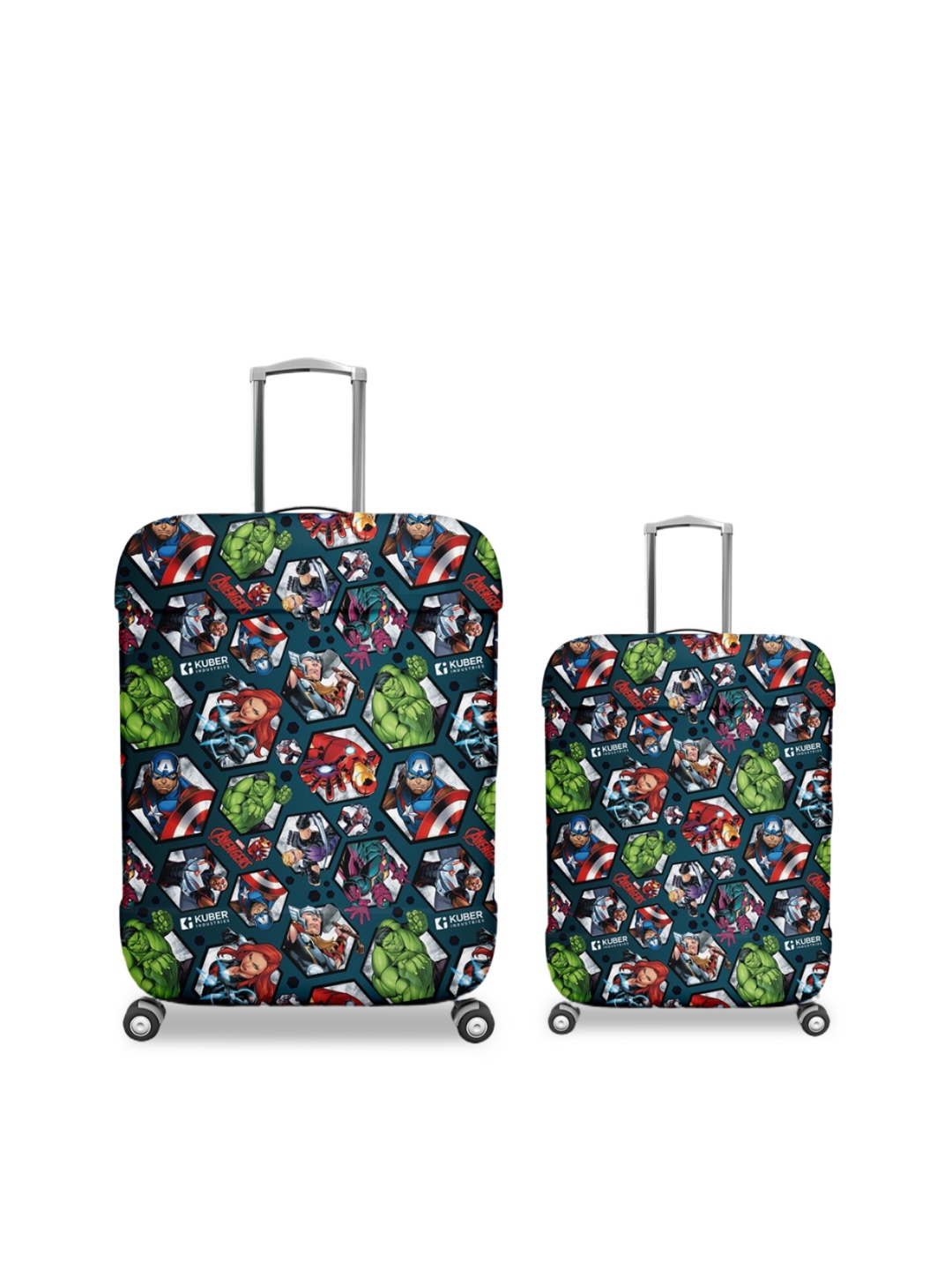 Kuber Industries Set Of 2 Marvel Avengers Printed Water Resistance Luggage Cover, Blue
Kuber Industries Set Of 2 Marvel Avengers Printed Water Resistance Luggage Cover, Blue