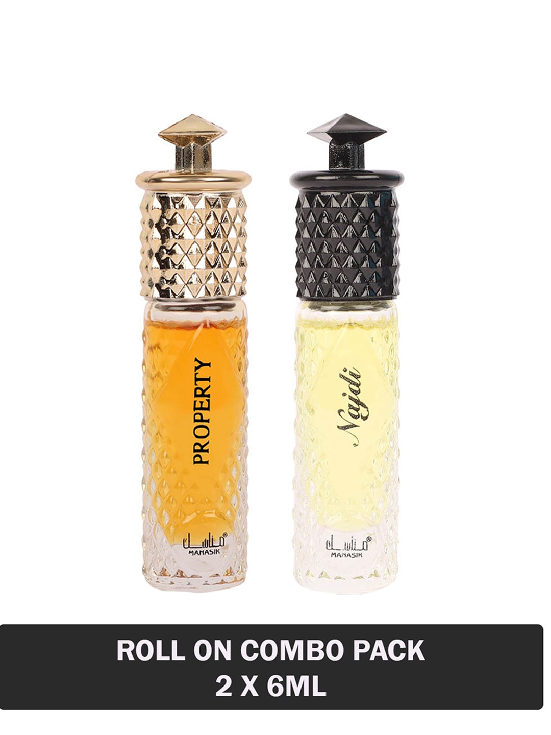 MANASIK Men Set Of 2 Long-Lasting Roll-On Attars 6ml Each- Property & Najdi, Yellow
MANASIK Men Set Of 2 Long-Lasting Roll-On Attars 6ml Each- Property & Najdi, Yellow