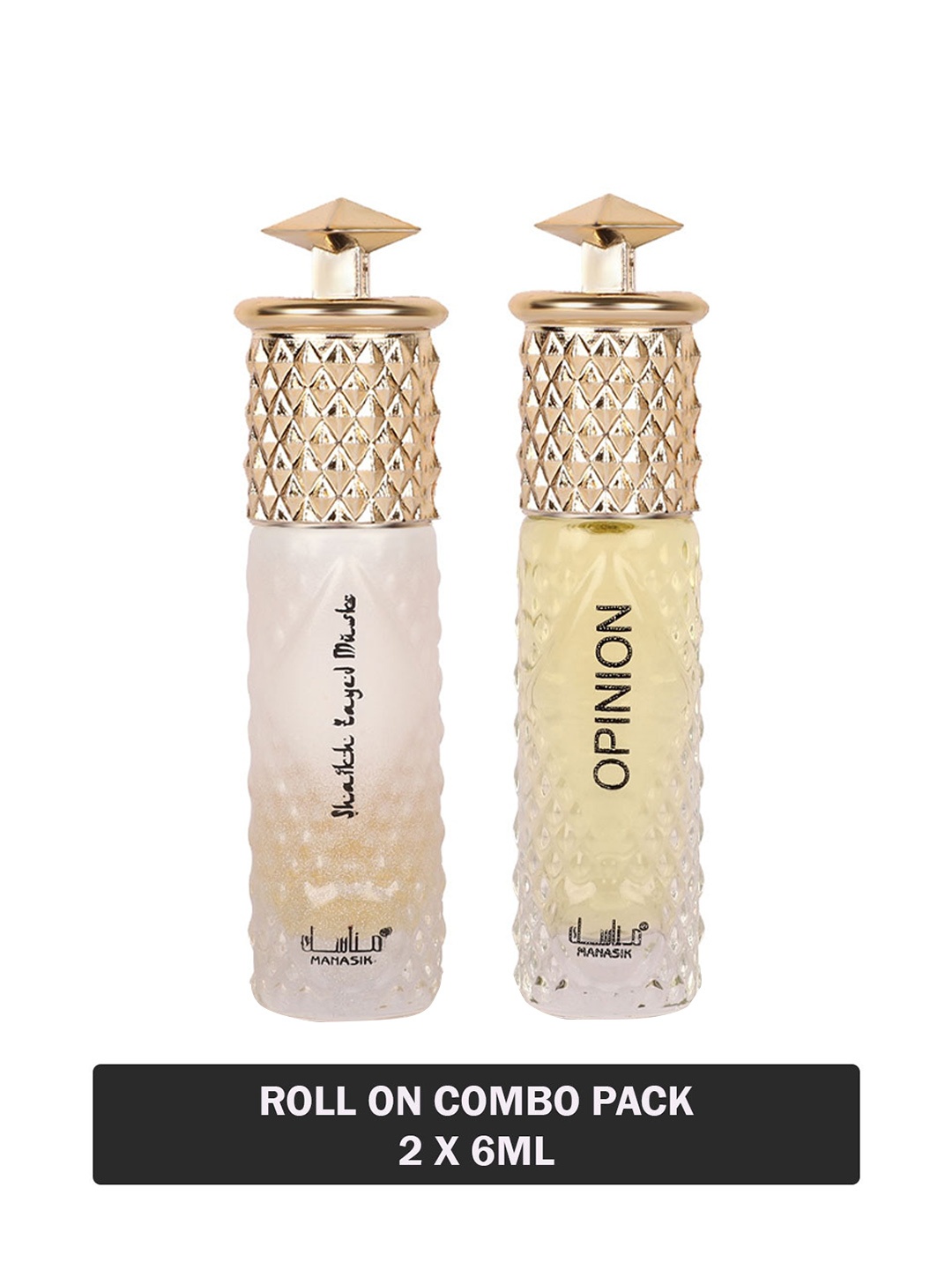 MANASIK Men Set Of 2 Long Lasting Roll-On Attars - Shaikh Zayed Musk & Opinion - 6ml Each, Cream
MANASIK Men Set Of 2 Long Lasting Roll-On Attars - Shaikh Zayed Musk & Opinion - 6ml Each, Cream
