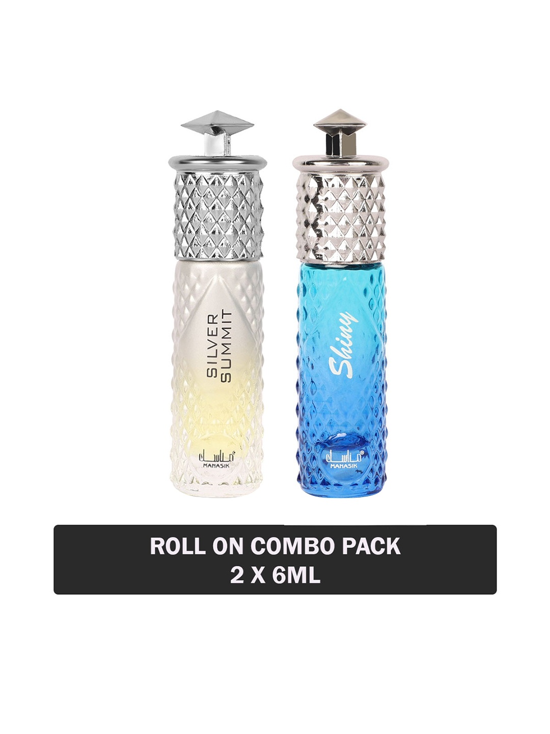 MANASIK Men Set of 2 Long Lasting Roll-On Attar 6 ml each - Silver Summit & Shiny Blue, Yellow
MANASIK Men Set of 2 Long Lasting Roll-On Attar 6 ml each - Silver Summit & Shiny Blue, Yellow
