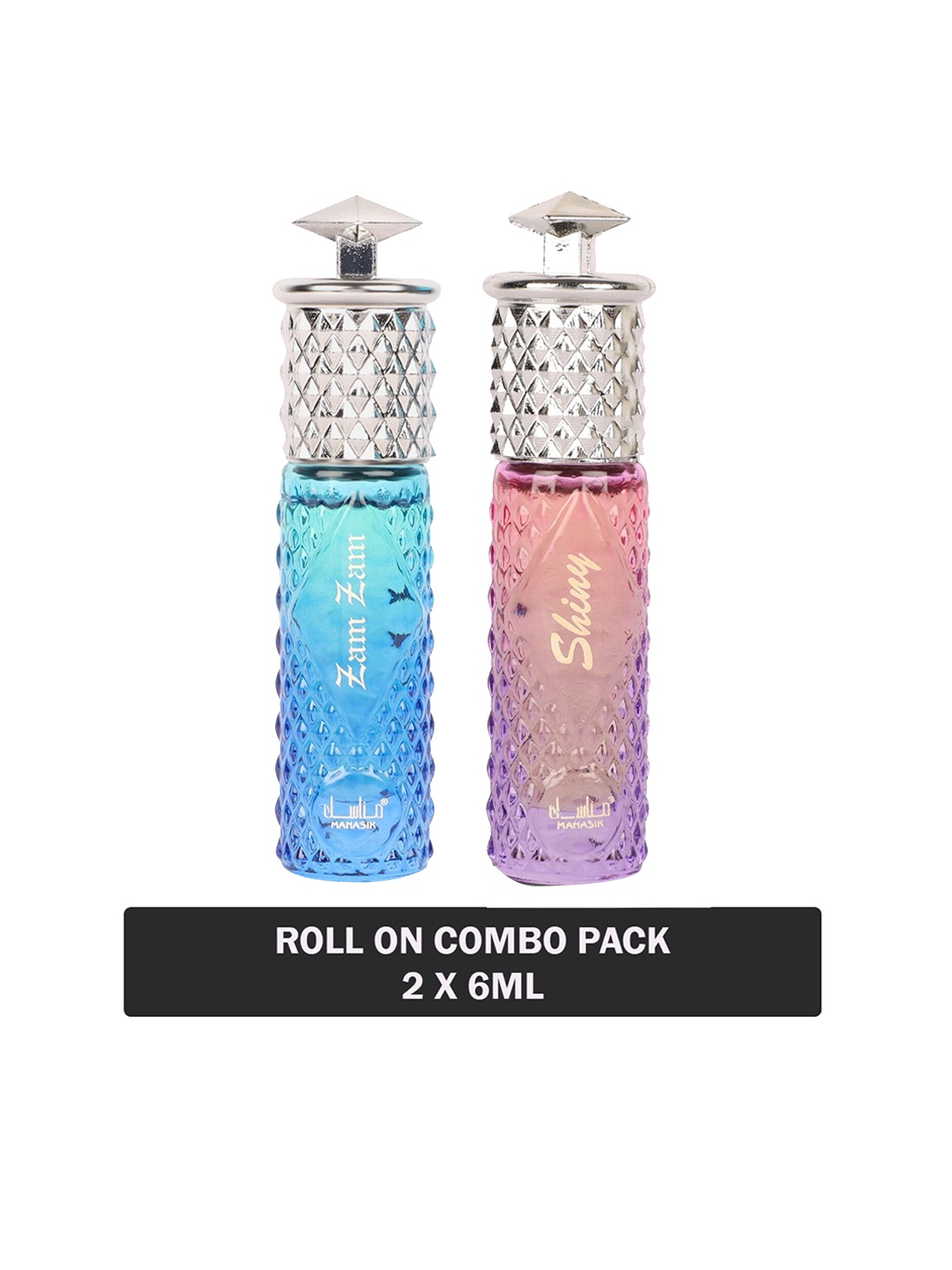 MANASIK Set Of 2 Long Lasting Roll-On Attars - MenZam Zam & Women Shiny Pink - 6ml Each, Blue
MANASIK Set Of 2 Long Lasting Roll-On Attars - MenZam Zam & Women Shiny Pink - 6ml Each, Blue