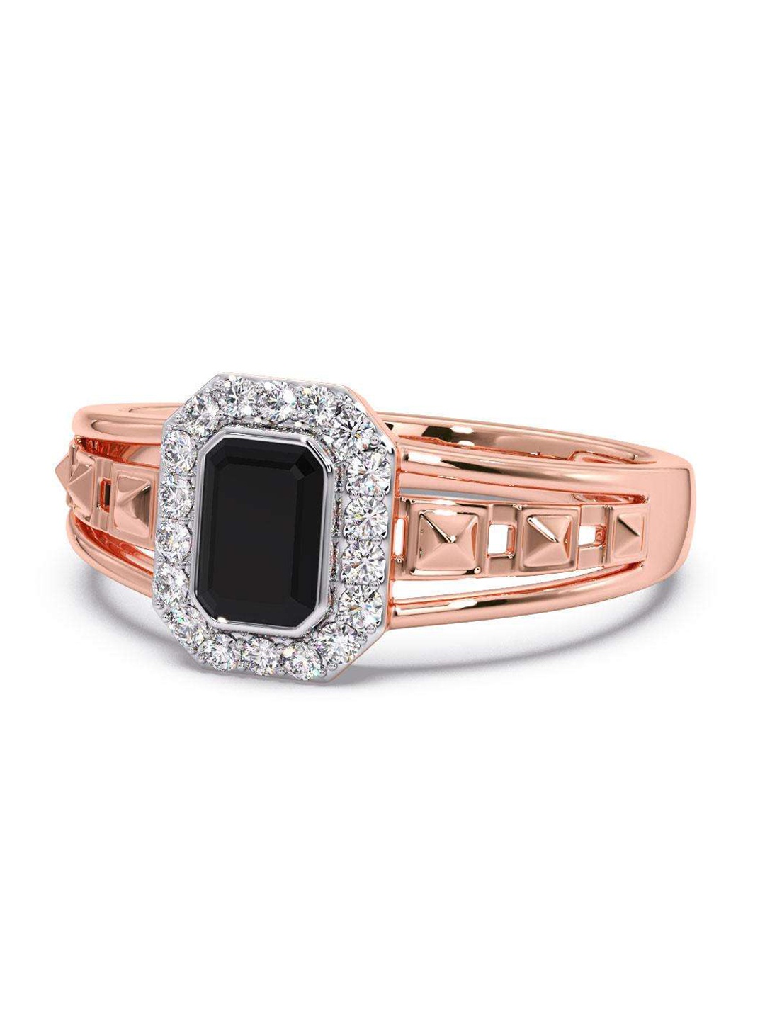 CANDERE A KALYAN JEWELLERS COMPANY Men Diamond-Studded 14KT Rose Gold Ring - 4.27 g
CANDERE A KALYAN JEWELLERS COMPANY Men Diamond-Studded 14KT Rose Gold Ring - 4.27 g