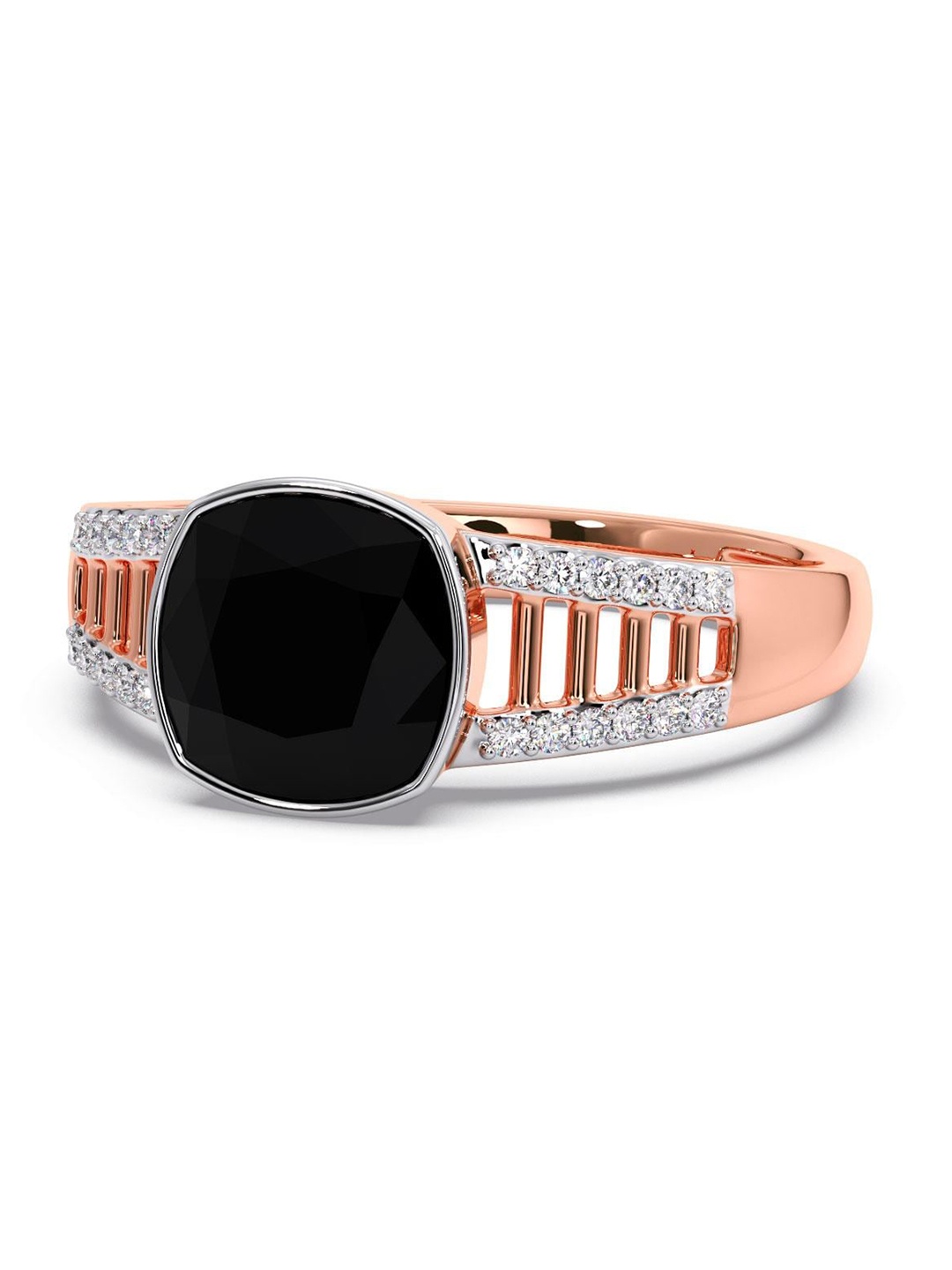 CANDERE A KALYAN JEWELLERS COMPANY Men Diamond-Studded 14KT Rose Gold Ring - 3.2 gm
CANDERE A KALYAN JEWELLERS COMPANY Men Diamond-Studded 14KT Rose Gold Ring - 3.2 gm