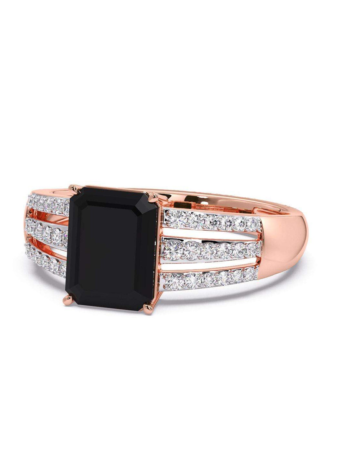 CANDERE A KALYAN JEWELLERS COMPANY Men Diamond-Studded 18KT Rose Gold Ring - 4.64 gm
CANDERE A KALYAN JEWELLERS COMPANY Men Diamond-Studded 18KT Rose Gold Ring - 4.64 gm