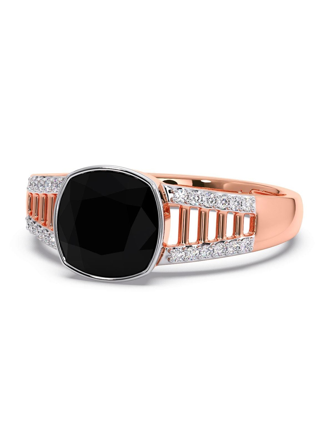 CANDERE A KALYAN JEWELLERS COMPANY Men Diamond-Studded 18KT Rose Gold Ring - 4.65 gm
CANDERE A KALYAN JEWELLERS COMPANY Men Diamond-Studded 18KT Rose Gold Ring - 4.65 gm