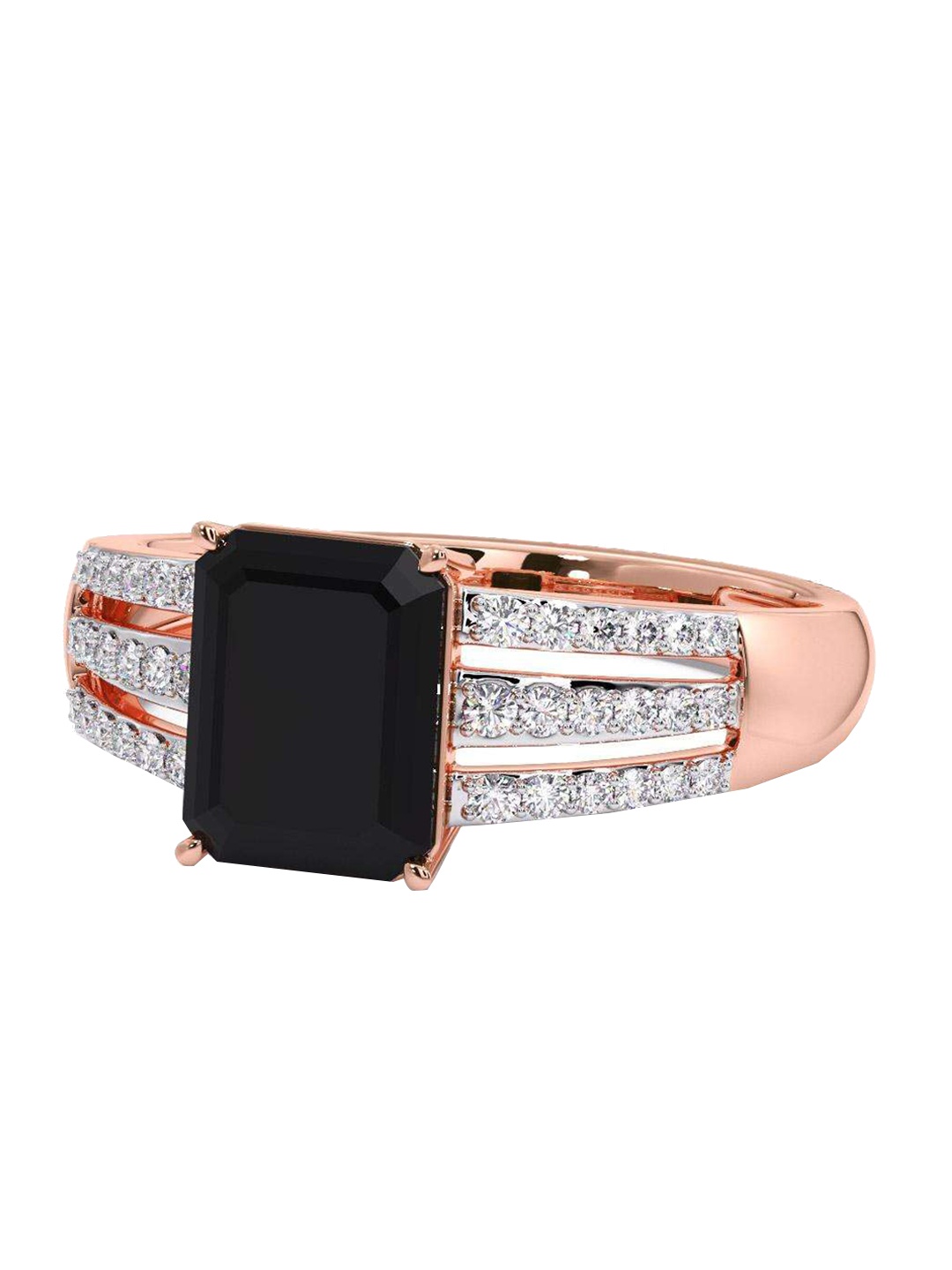 CANDERE A KALYAN JEWELLERS COMPANY Men Diamond-Studded 14KT Rose Gold Ring - 4.22 gm
CANDERE A KALYAN JEWELLERS COMPANY Men Diamond-Studded 14KT Rose Gold Ring - 4.22 gm