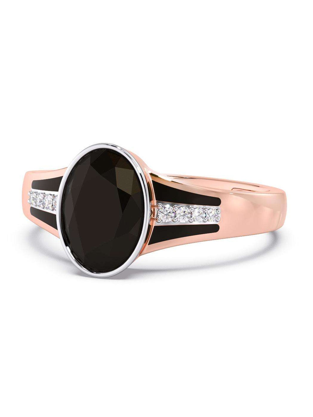 CANDERE A KALYAN JEWELLERS COMPANY Men Diamond-Studded 18KT Rose Gold Ring - 4.71 gm
CANDERE A KALYAN JEWELLERS COMPANY Men Diamond-Studded 18KT Rose Gold Ring - 4.71 gm